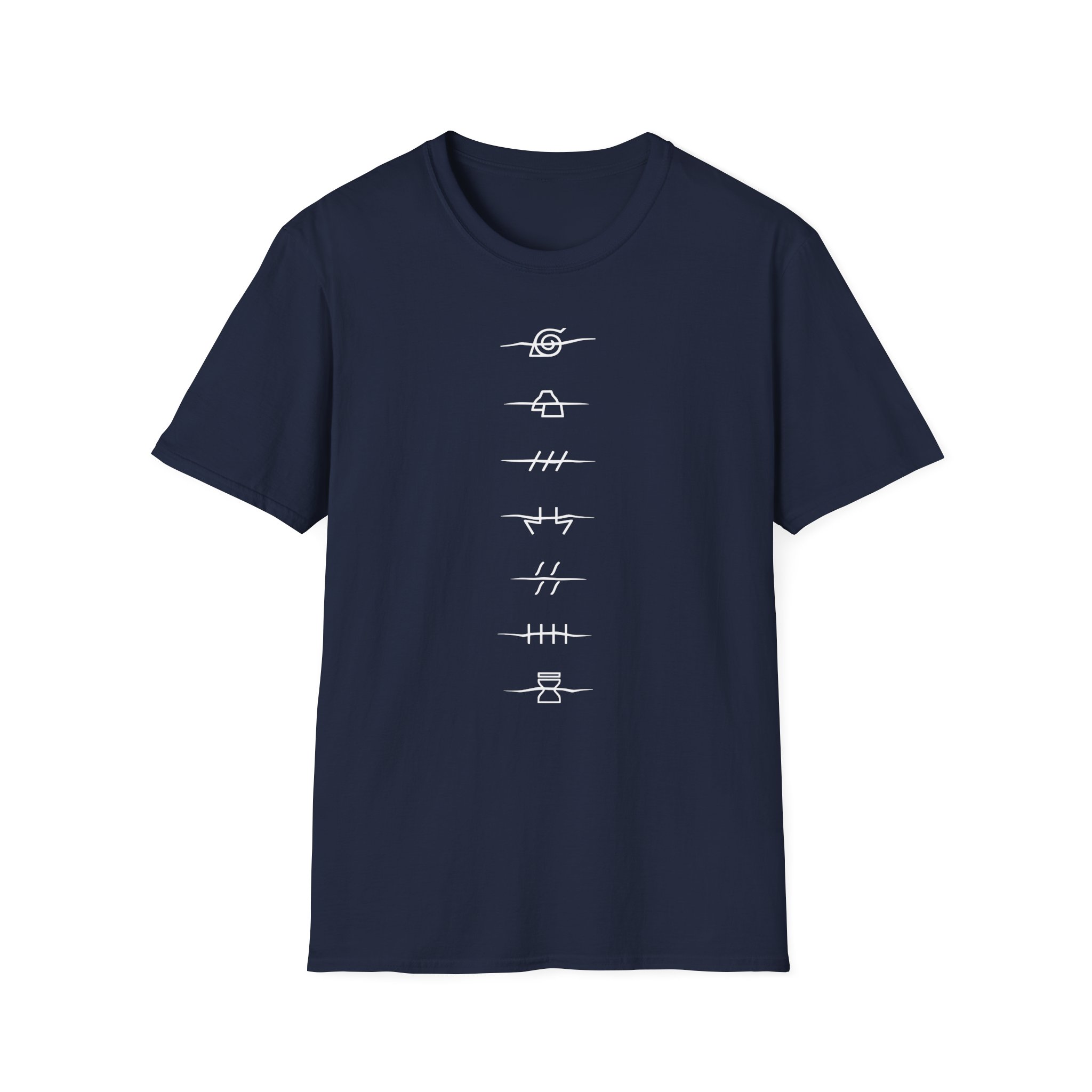 Naruto Anti-Village Symbols Unisex Softstyle T-Shirt
