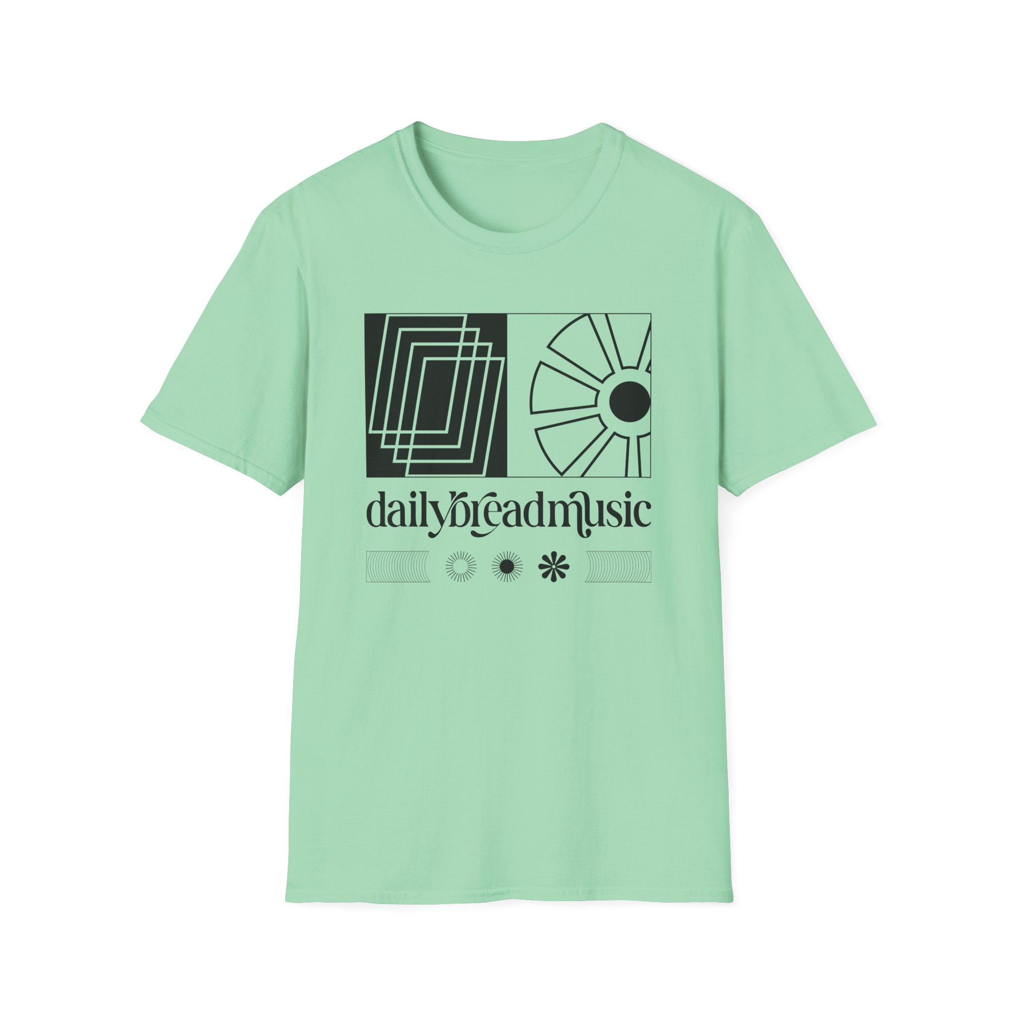 Daily Bread Tri Flower Unisex Softstyle T-Shirt