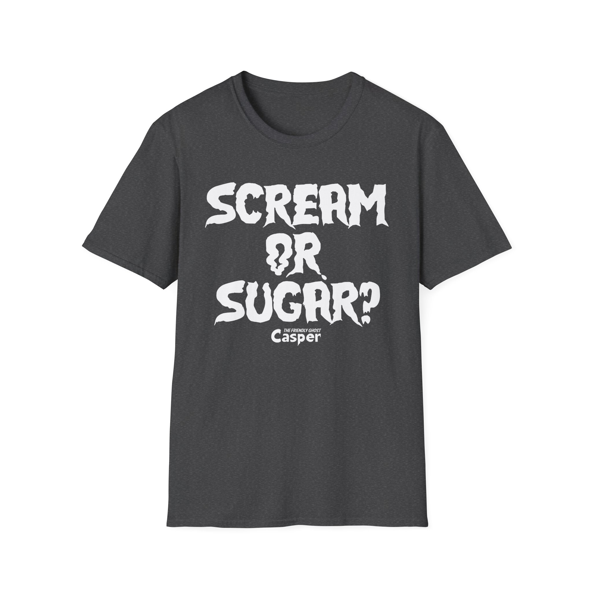 Casper the Friendly Ghost Scream or Sugar Unisex Softstyle T-Shirt