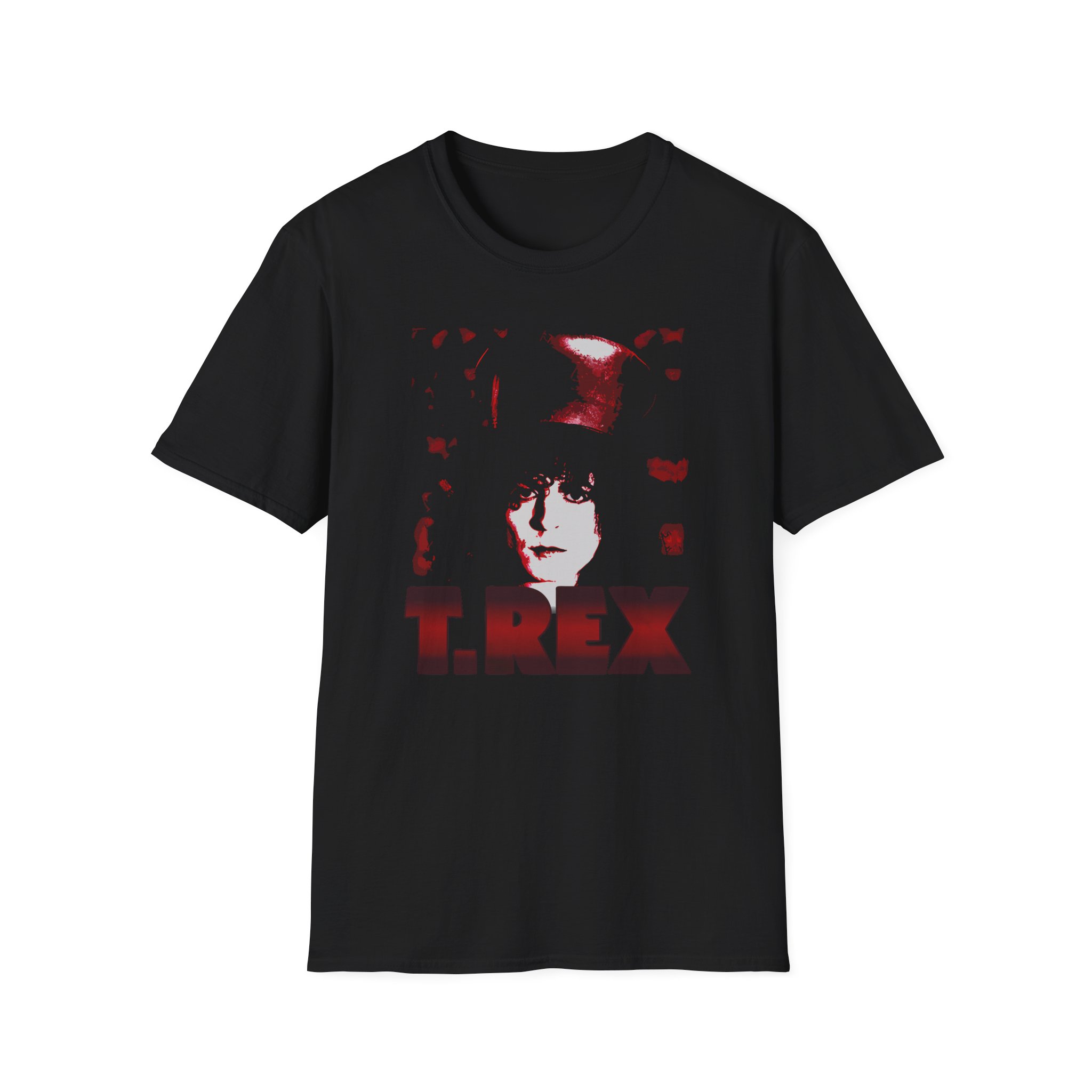 T Rex Marc Top Hat Unisex Softstyle T-Shirt