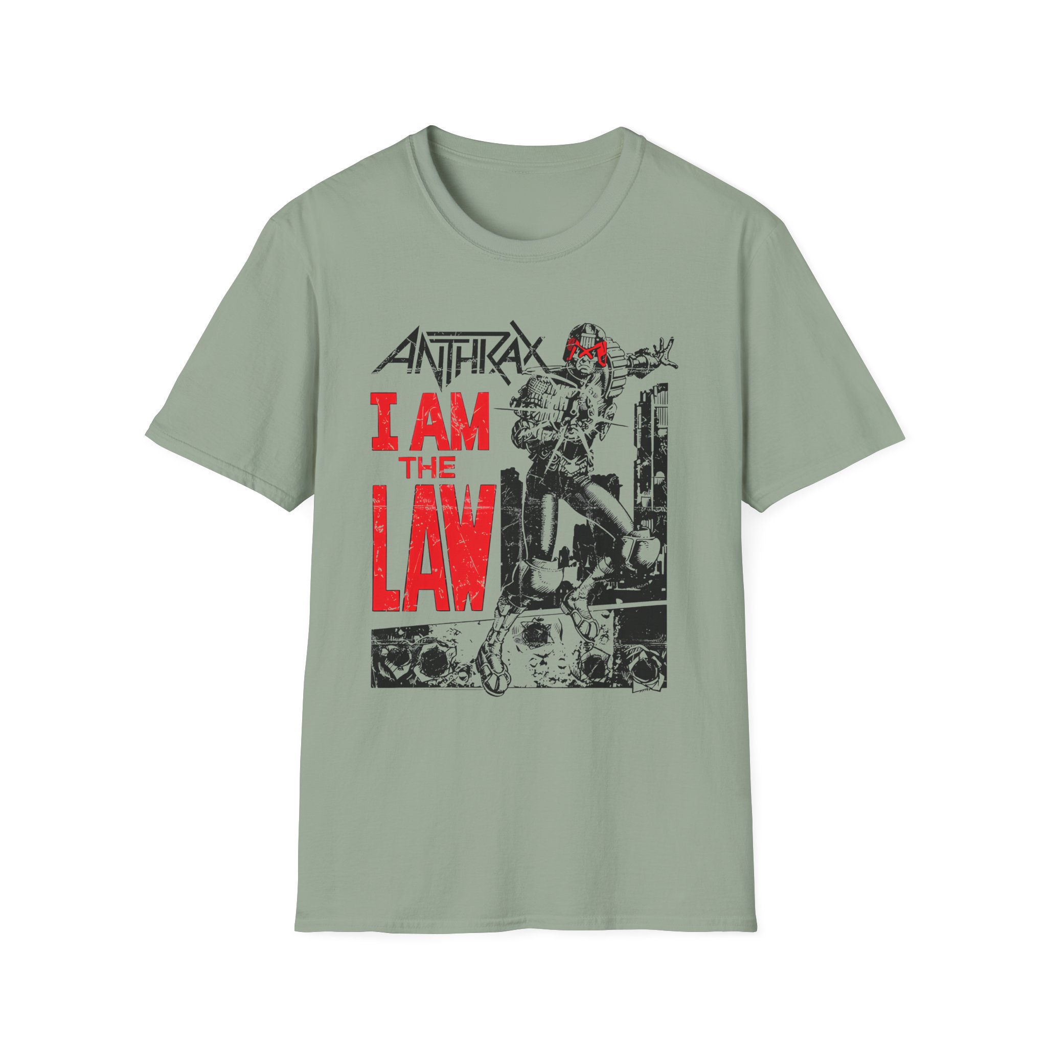 Anthrax I AM THE LAW Unisex Softstyle T-Shirt