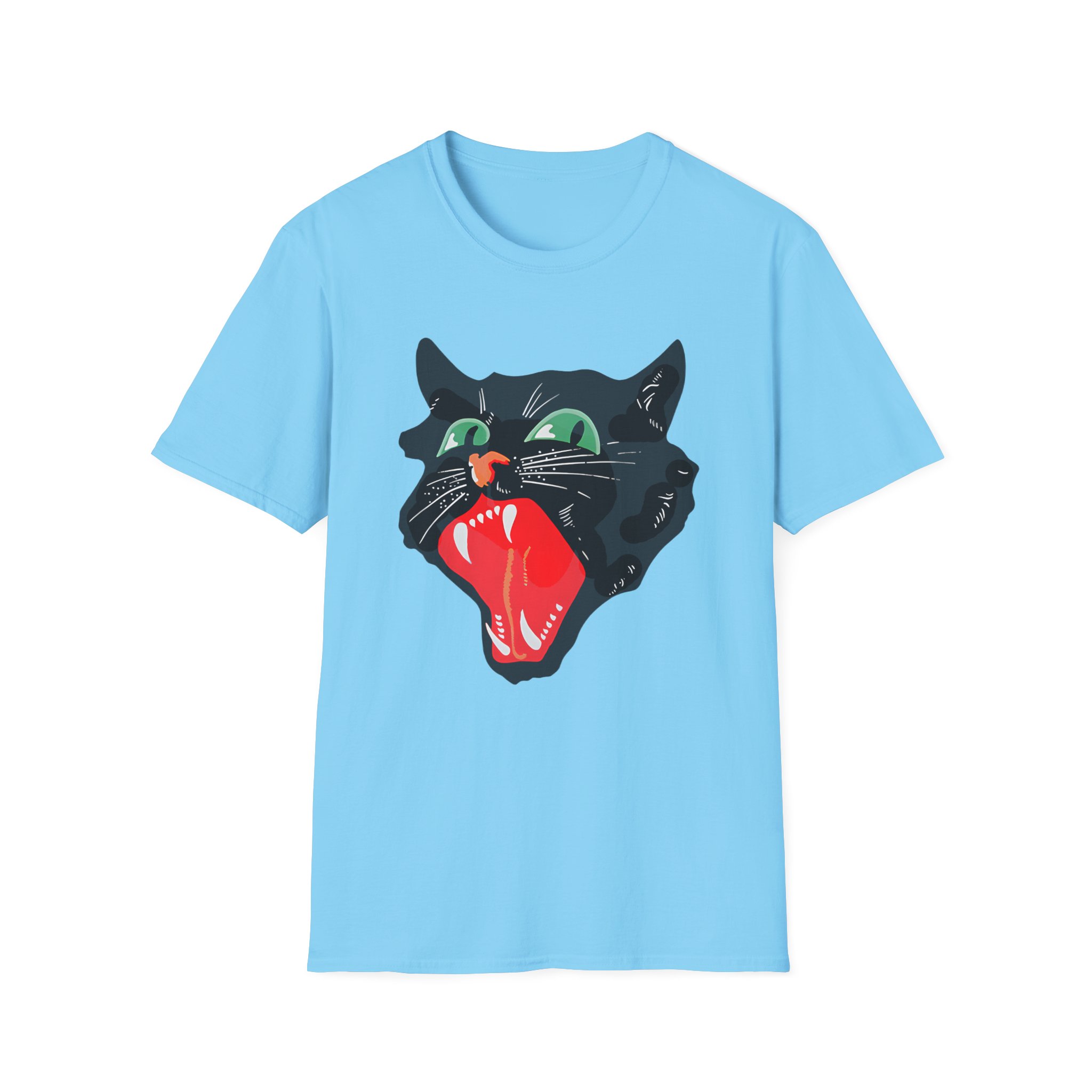 Deathwish Black Cat unisex softstyle t-shirt