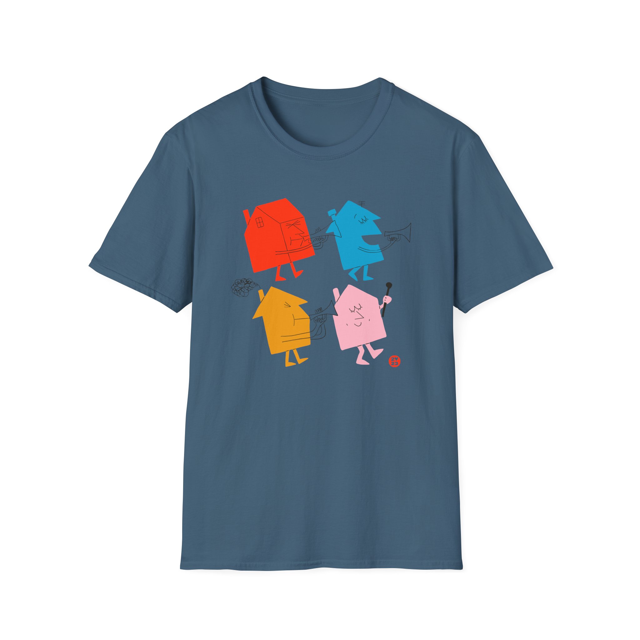 Hslot 4 Houses Unisex Softstyle T-Shirt