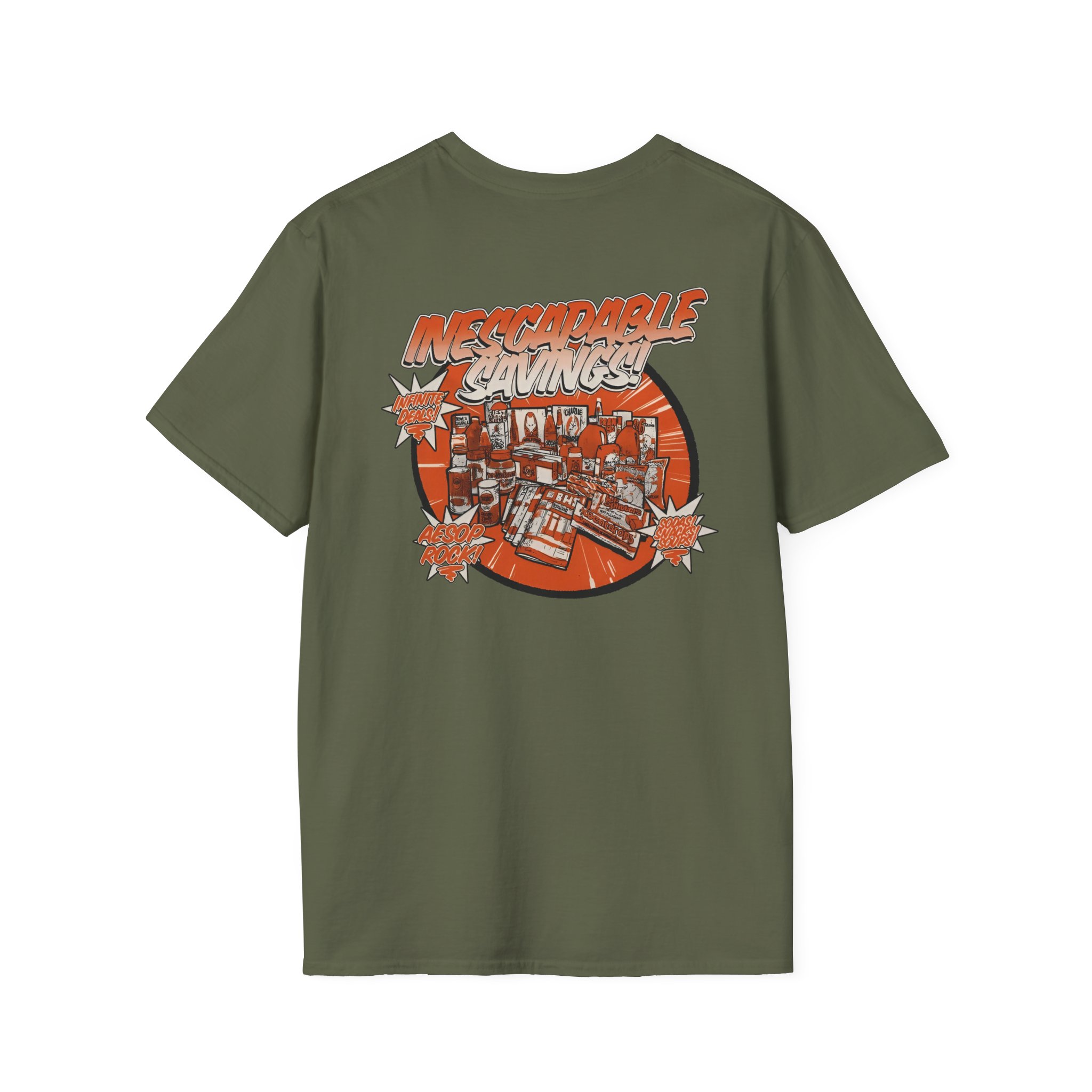 Aesop Rock Inescapable Savings Unisex Softstyle T-Shirt