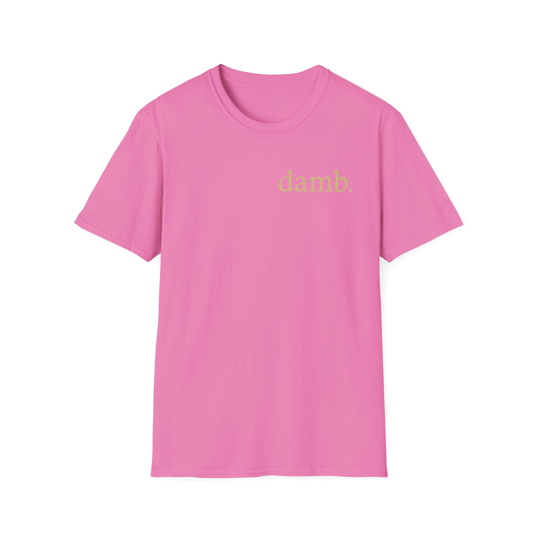 Smii7y Damb Gold Foil Unisex Softstyle T-Shirt