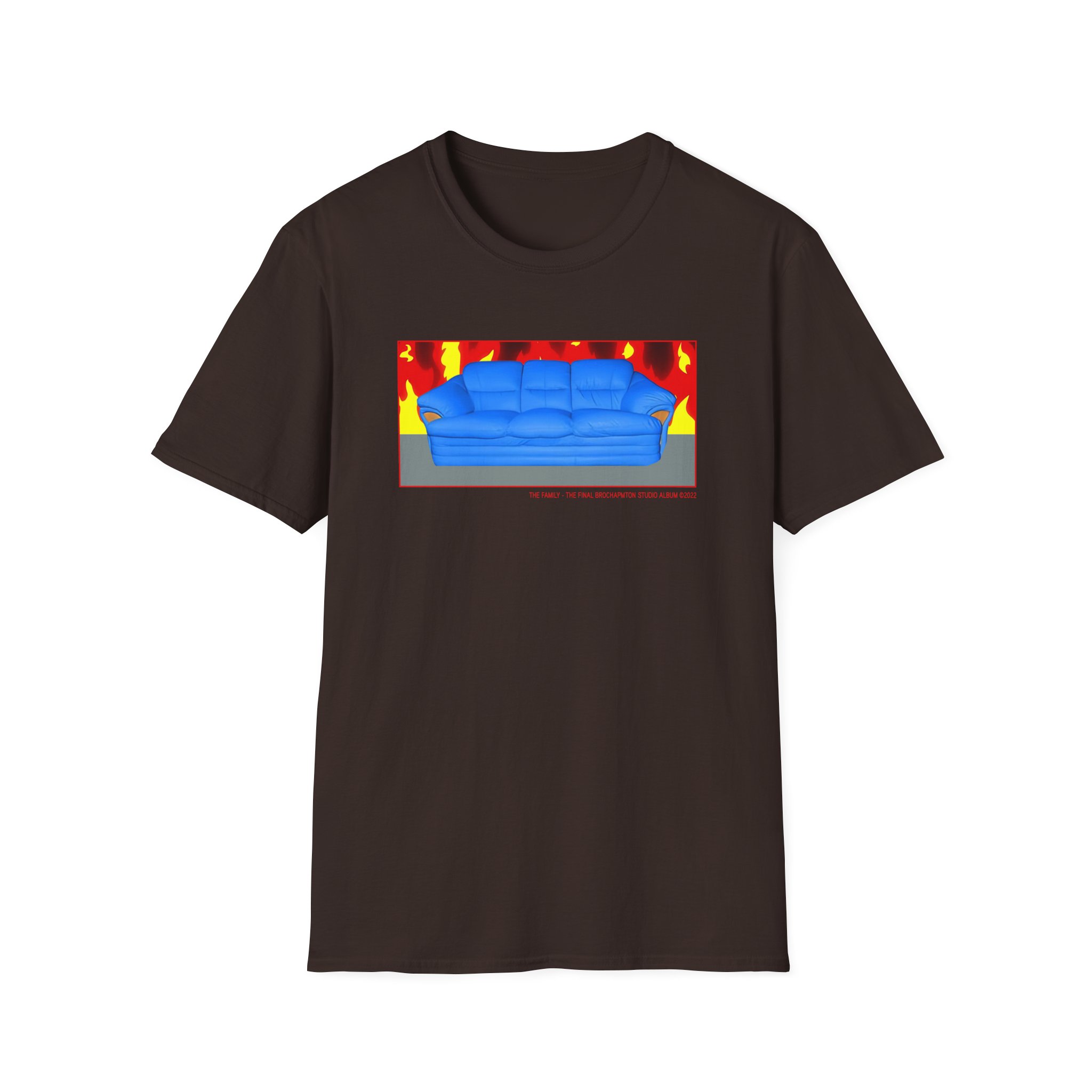 B Burning Couch Unisex Softstyle T-Shirt