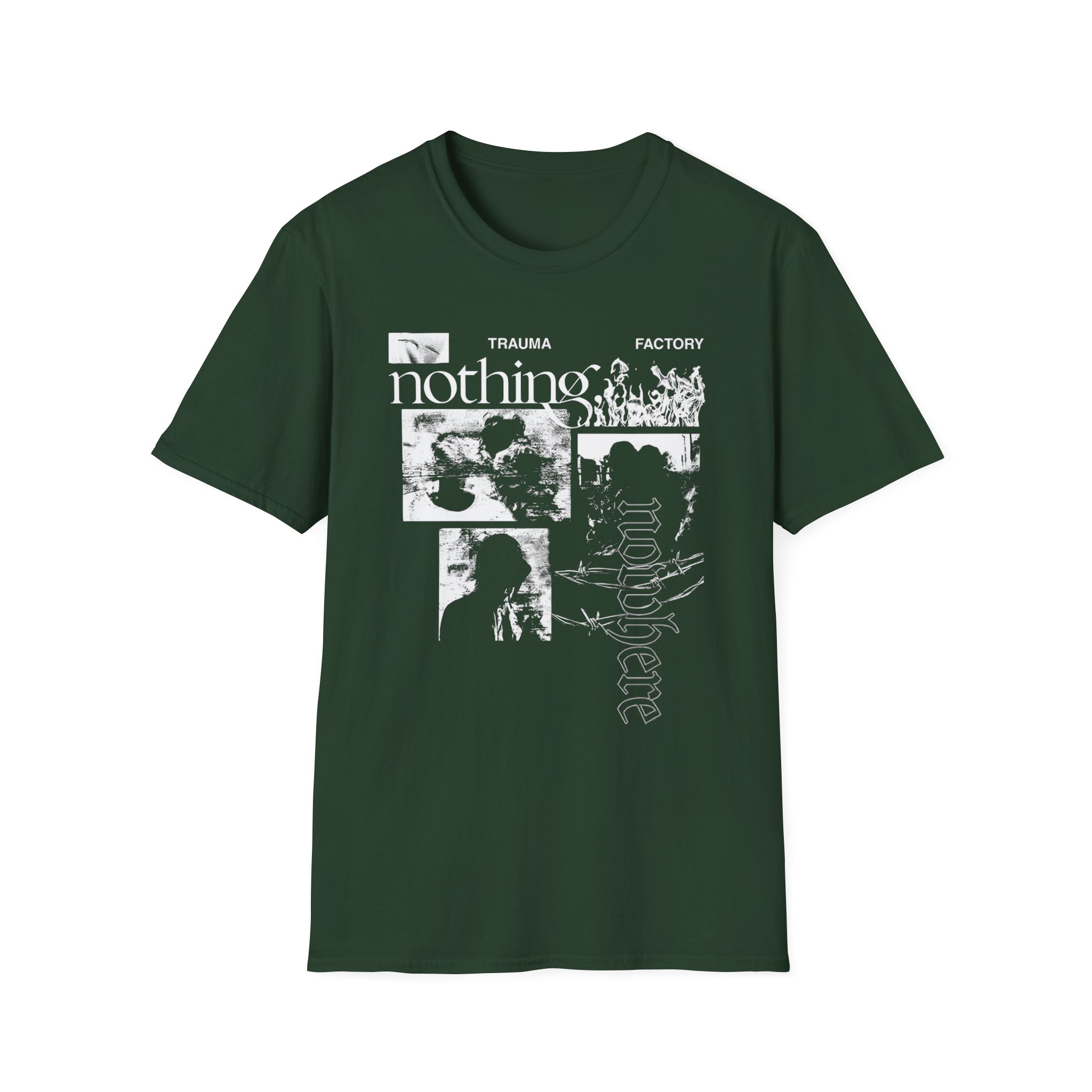 Nothing Nowhere Trauma Factory V1 Unisex Softstyle T-Shirt
