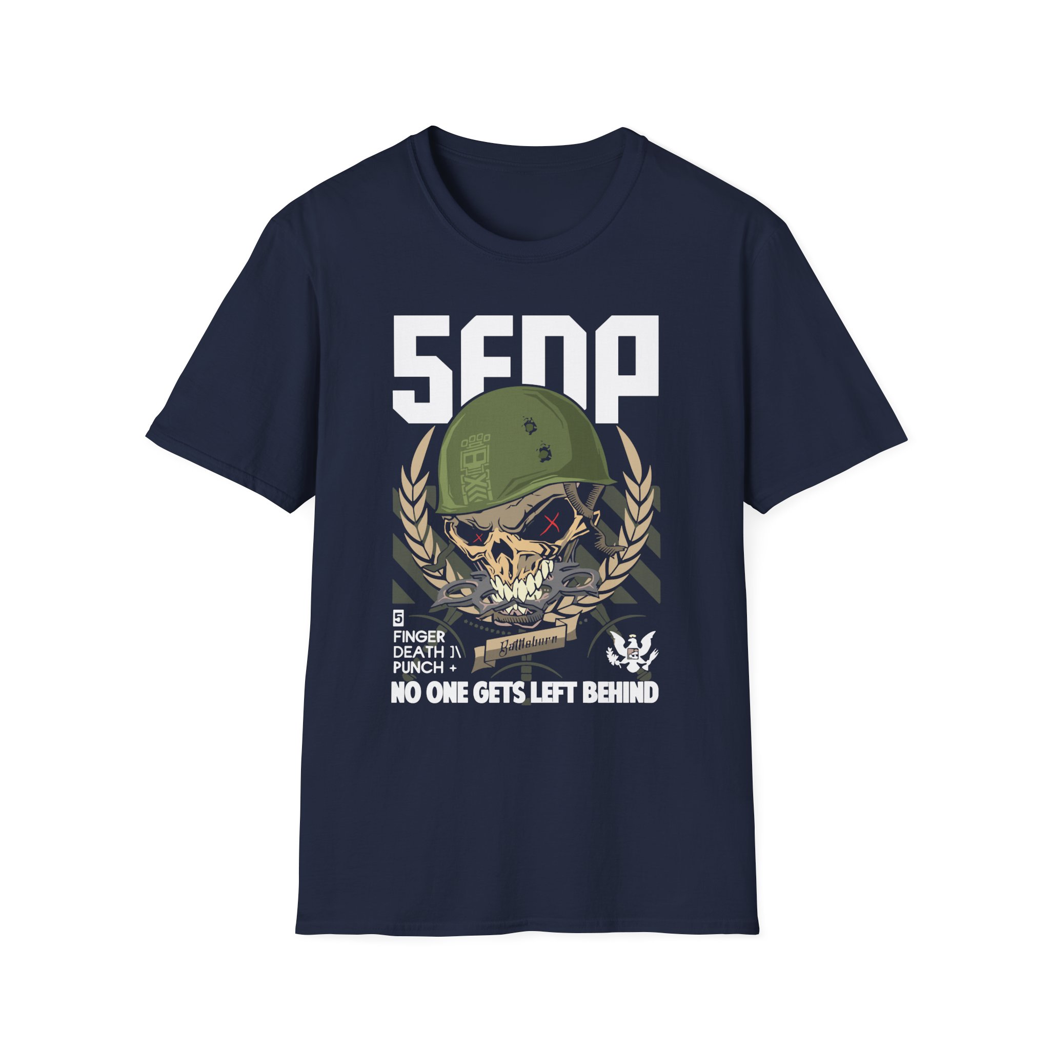 Five Finger Death Punch No One Gets Left Behind Unisex Softstyle T-Shirt