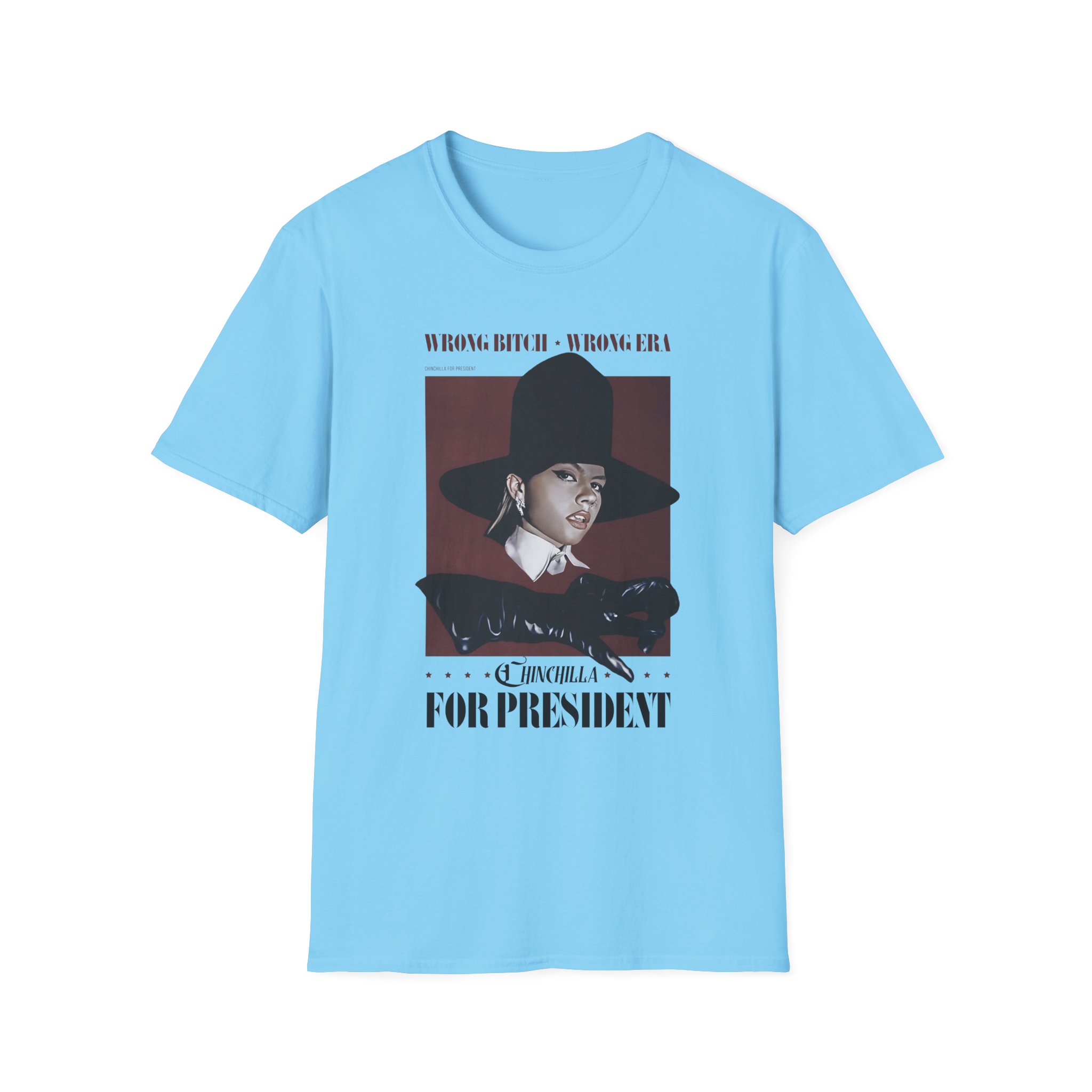 Chinchilla for President Unisex Softstyle T-Shirt