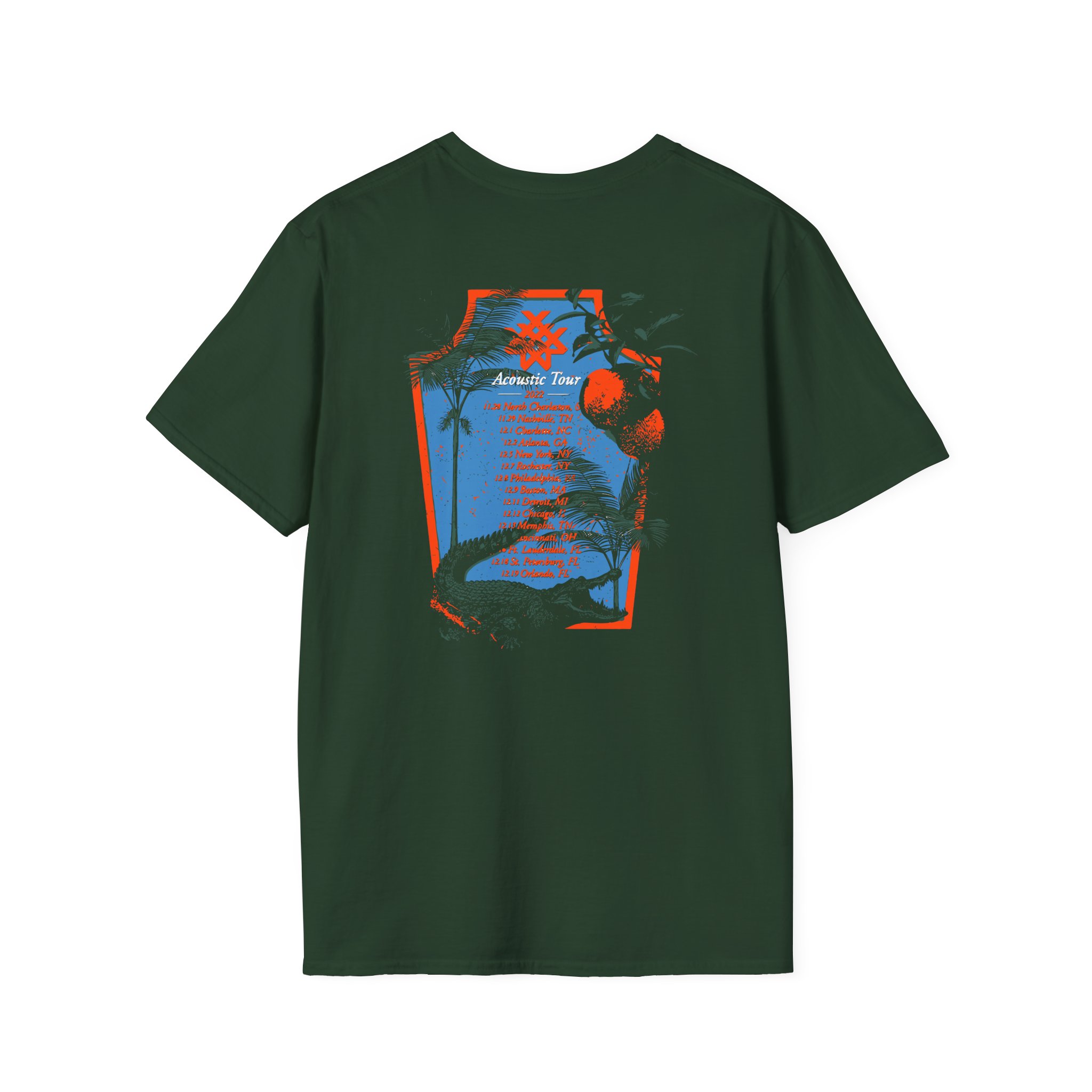 Wage War Death Roll Tour Unisex Softstyle T-Shirt