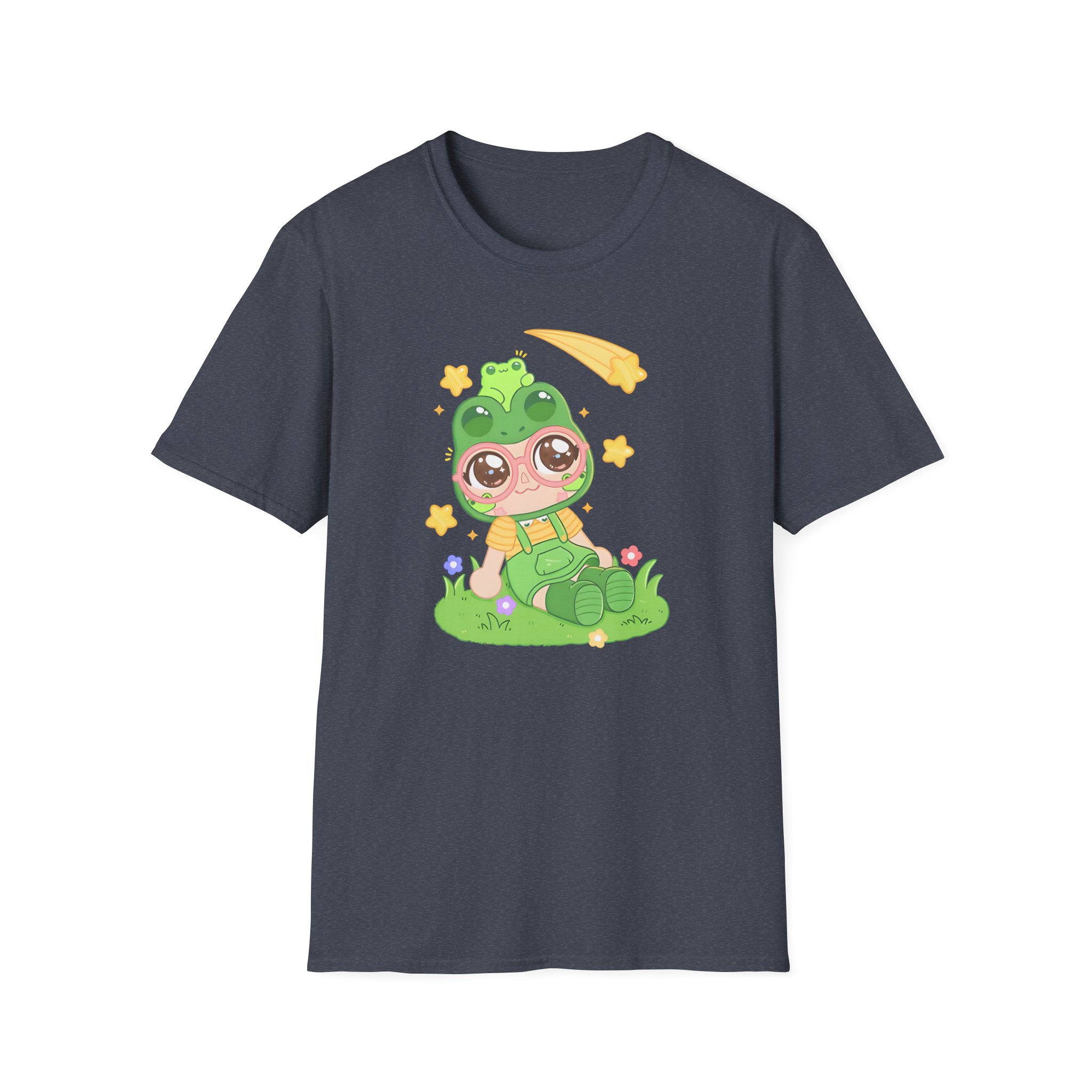 Froggy Crossing Shooting Star Unisex Softstyle T-Shirt