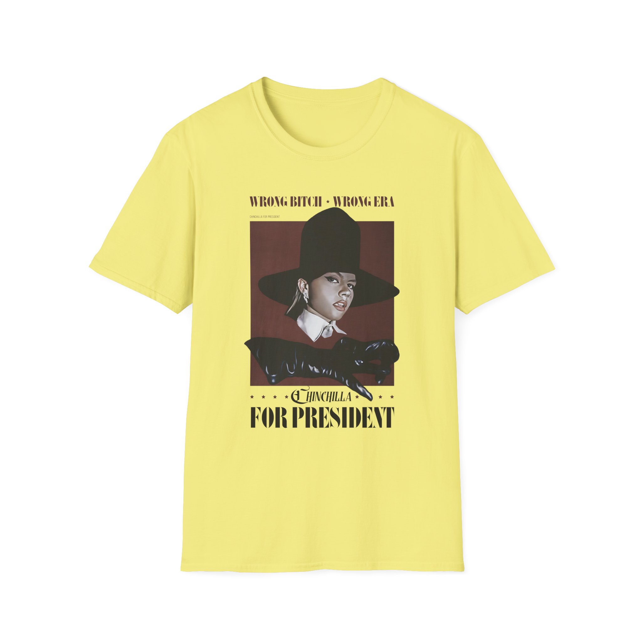 Chinchilla for President Unisex Softstyle T-Shirt