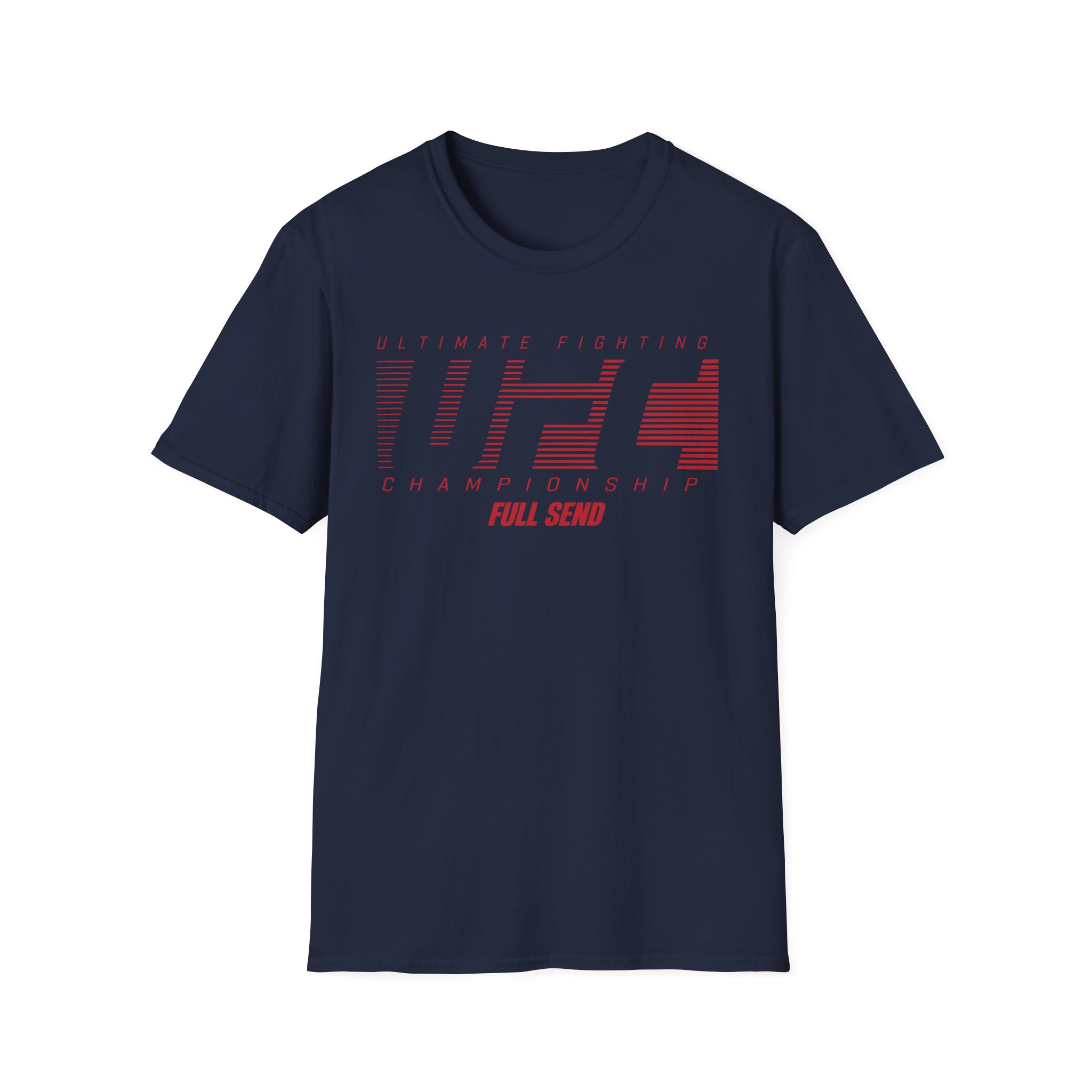 Full Send Ufc Line Logo Unisex Softstyle T-Shirt