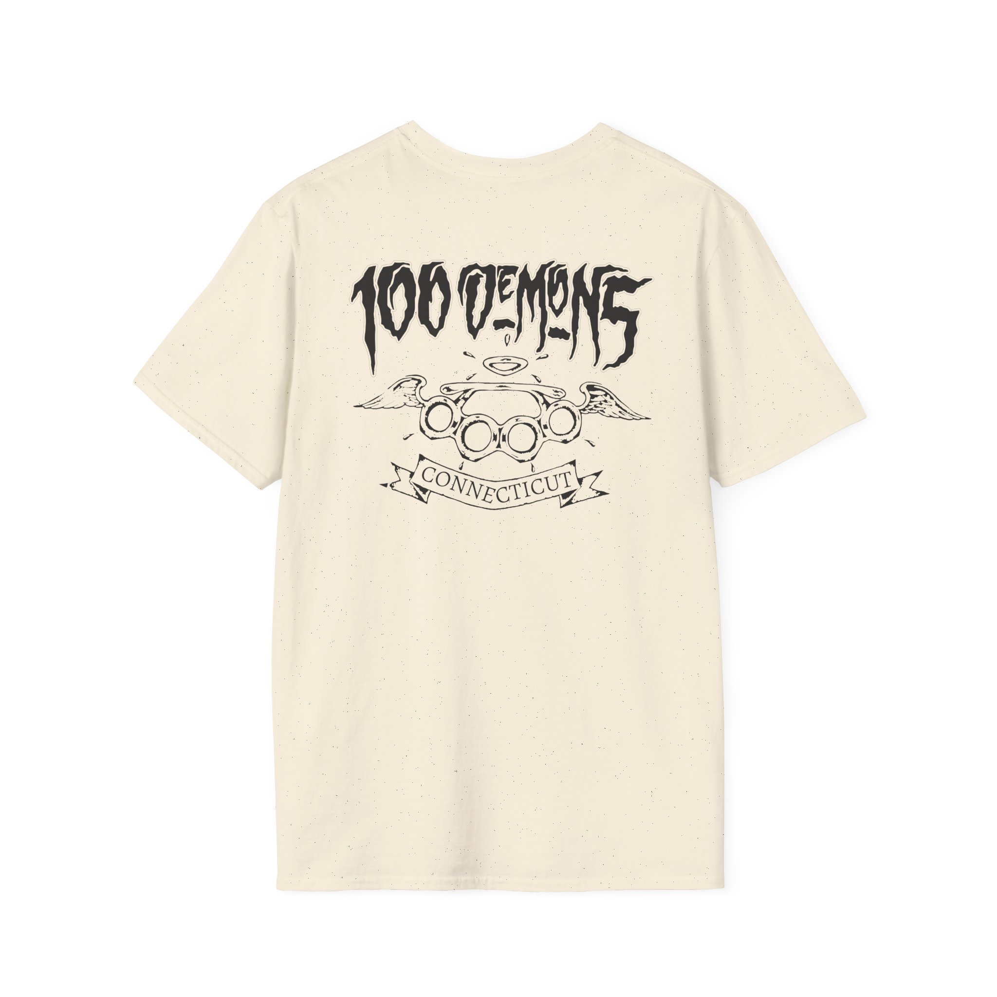 100 Demons Connecticut Hardcore Unisex Softstyle T-Shirt