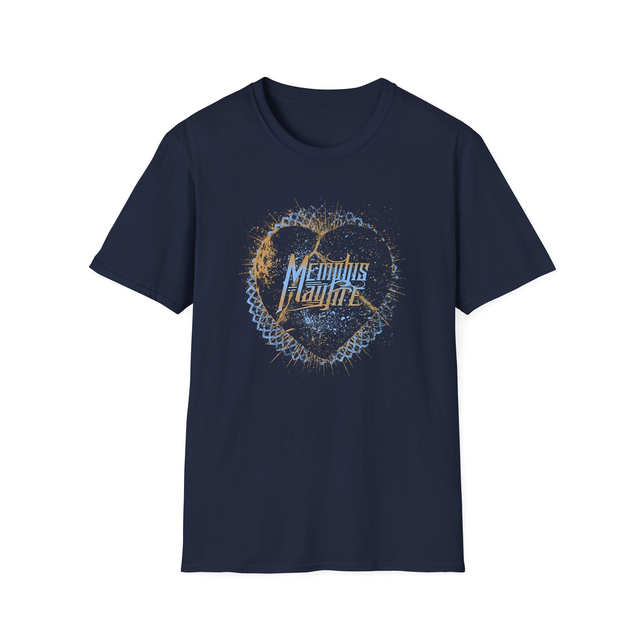 Memphis May Fire Heart Unisex Softstyle T-Shirt