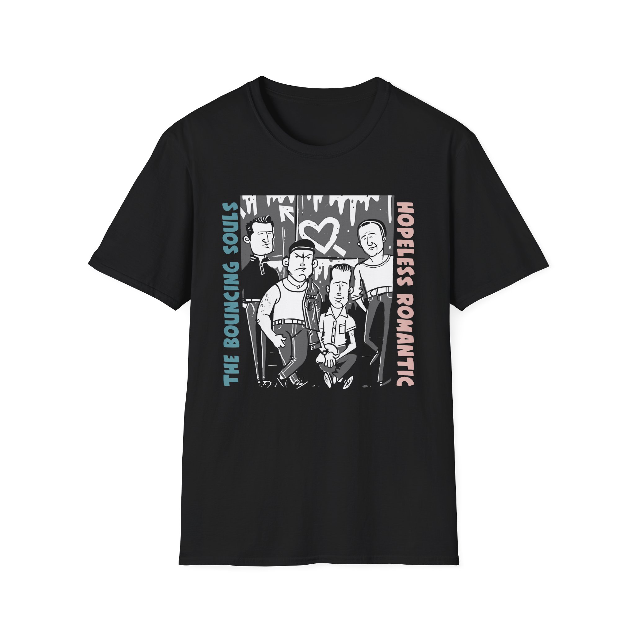 The Bouncing Souls Hopeless Romantic Unisex Softstyle T-Shirt