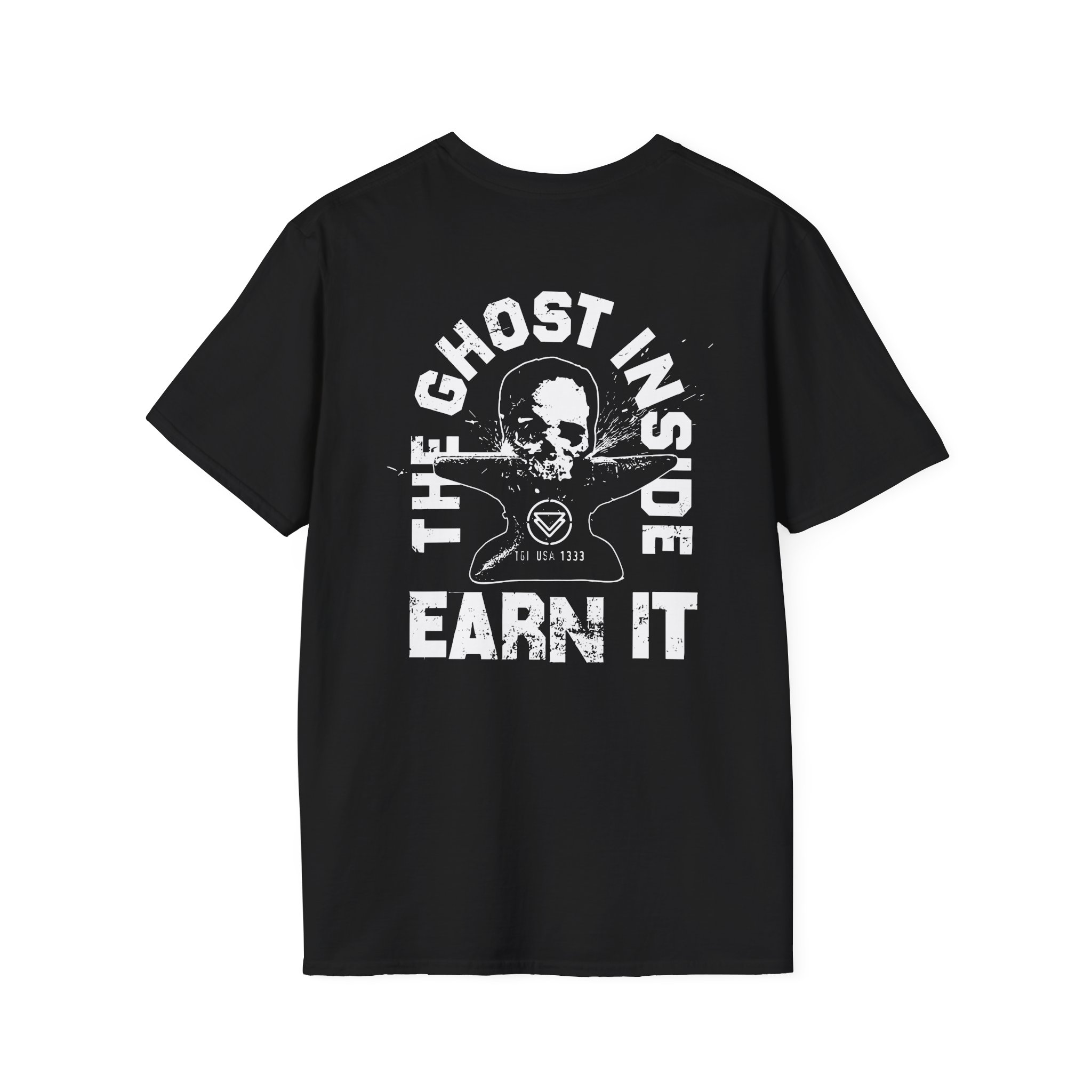 The Ghost Inside Anvil Skull Unisex Softstyle T-Shirt