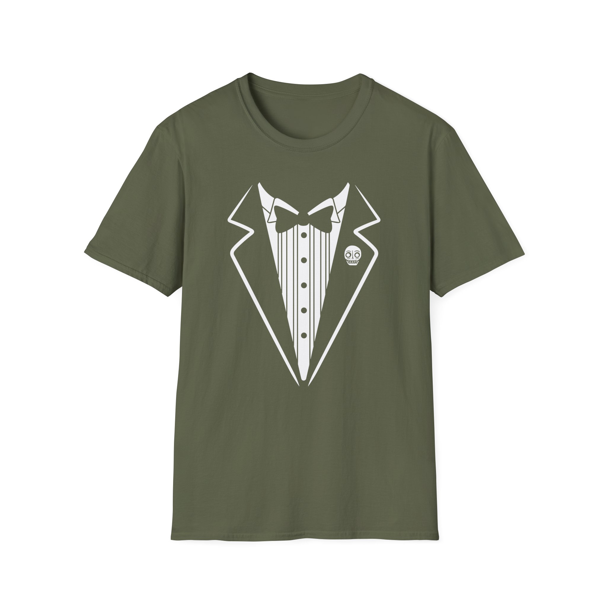 Senses Fail Martini Kiss Tux Unisex Softstyle T-Shirt