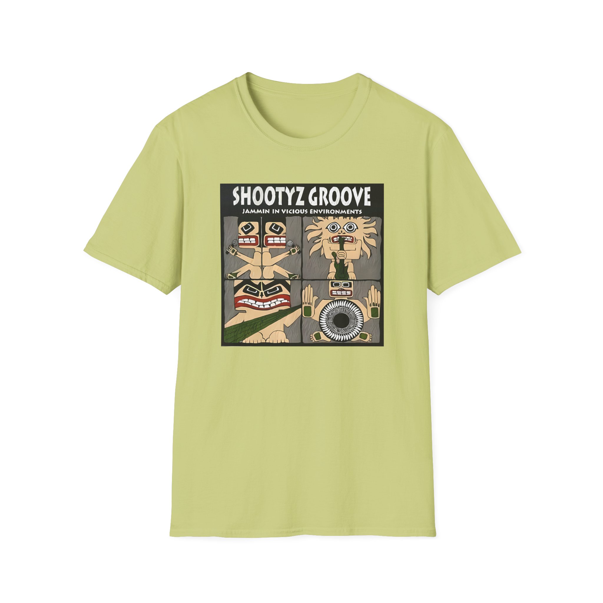 Shootyz Groove Jammin in Vicious Environments Album Cover Unisex Softstyle T-Shirt