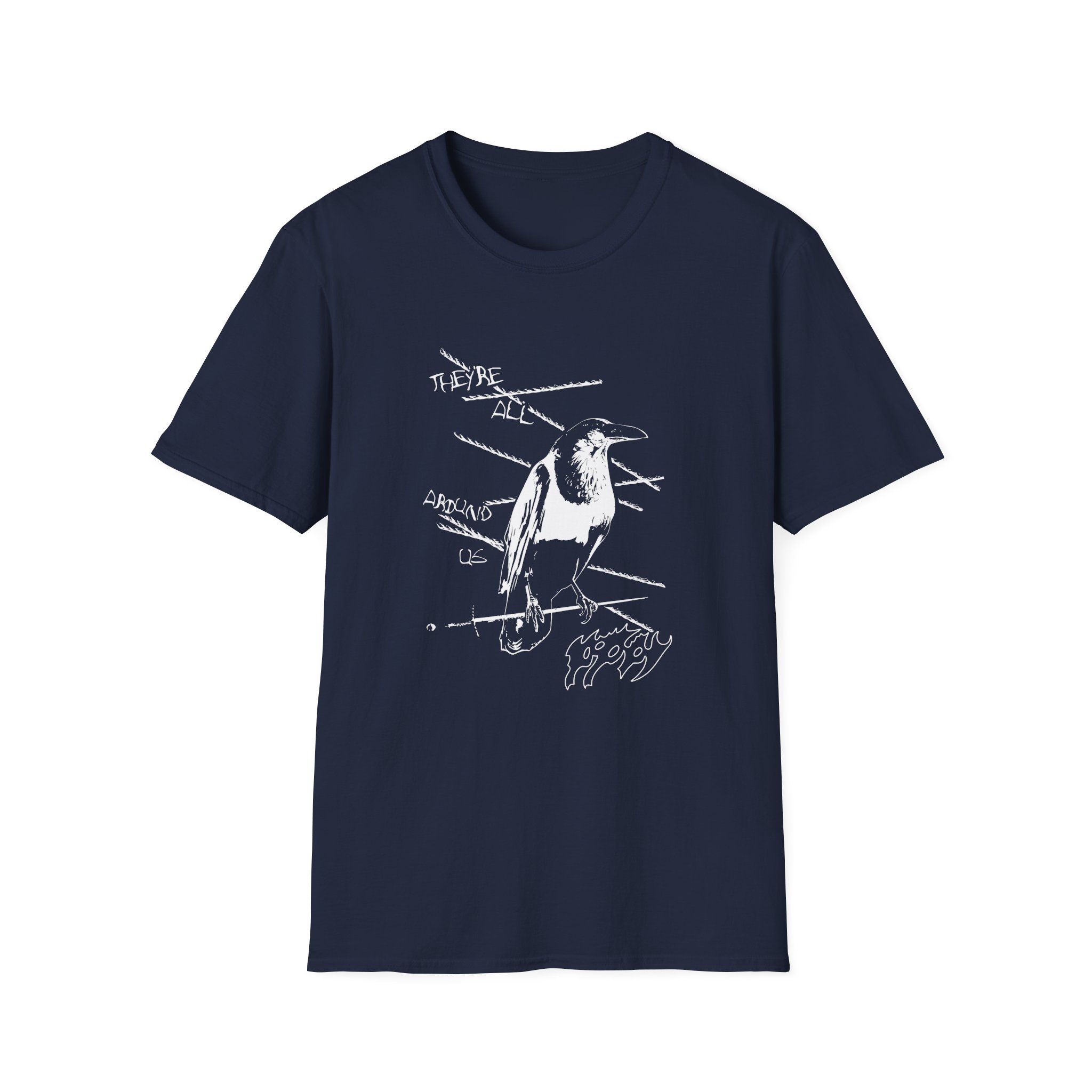 Poppy They're All Around Us Unisex Softstyle T-Shirt