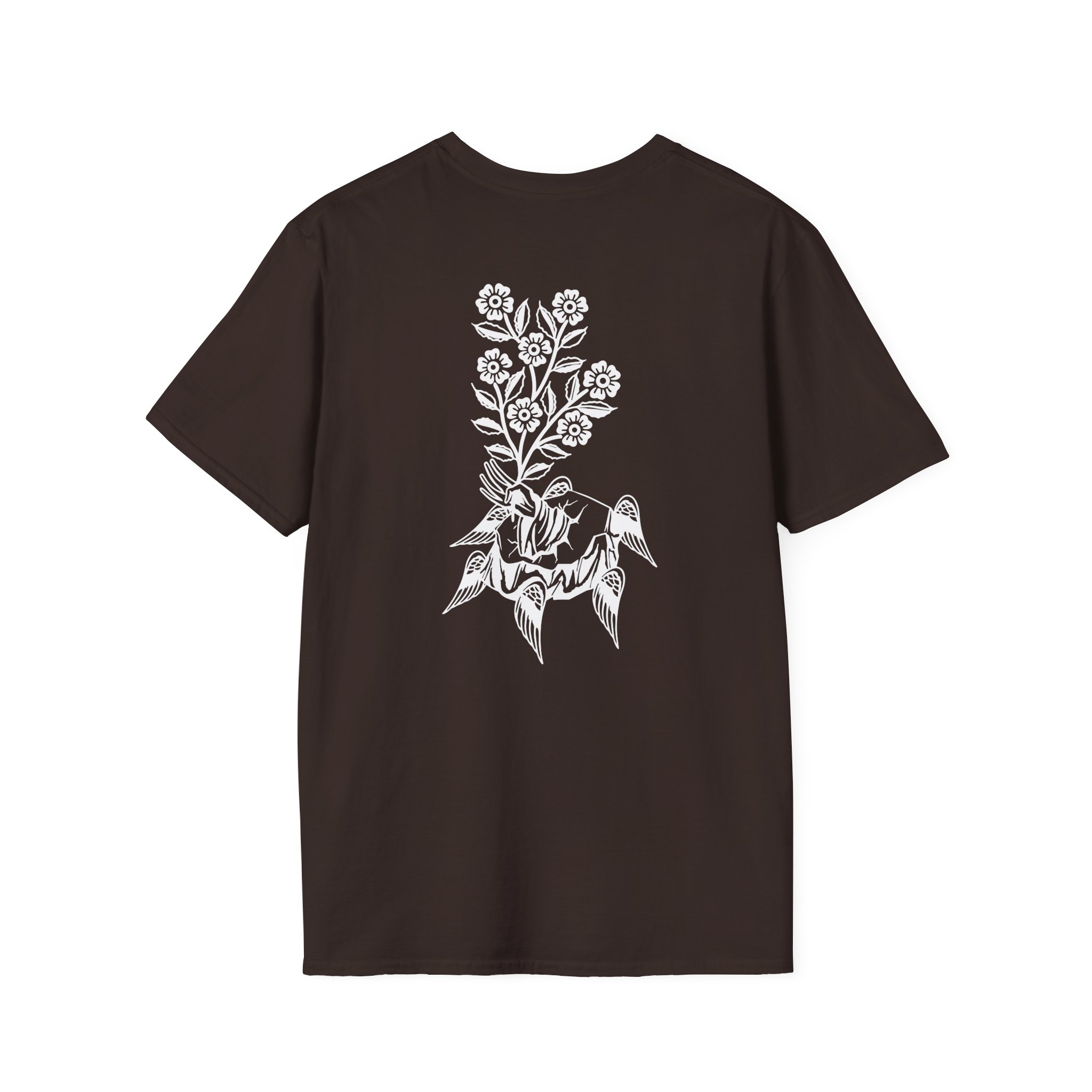Fireworks Flowers Unisex Softstyle T-Shirt