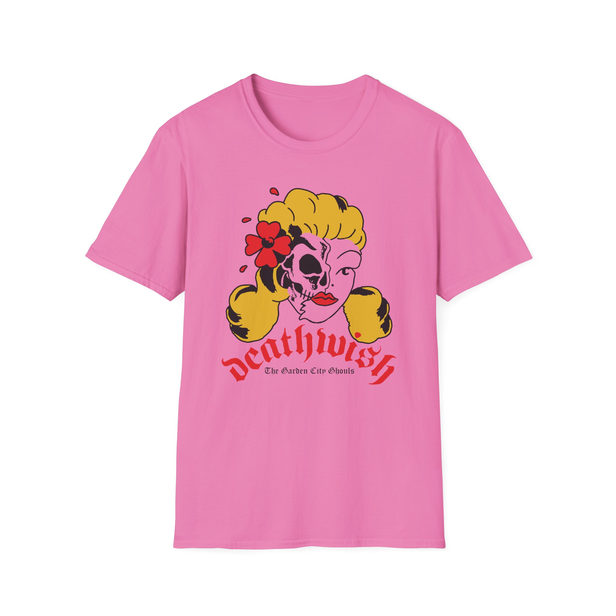 Deathwish Lady Death unisex softstyle t-shirt