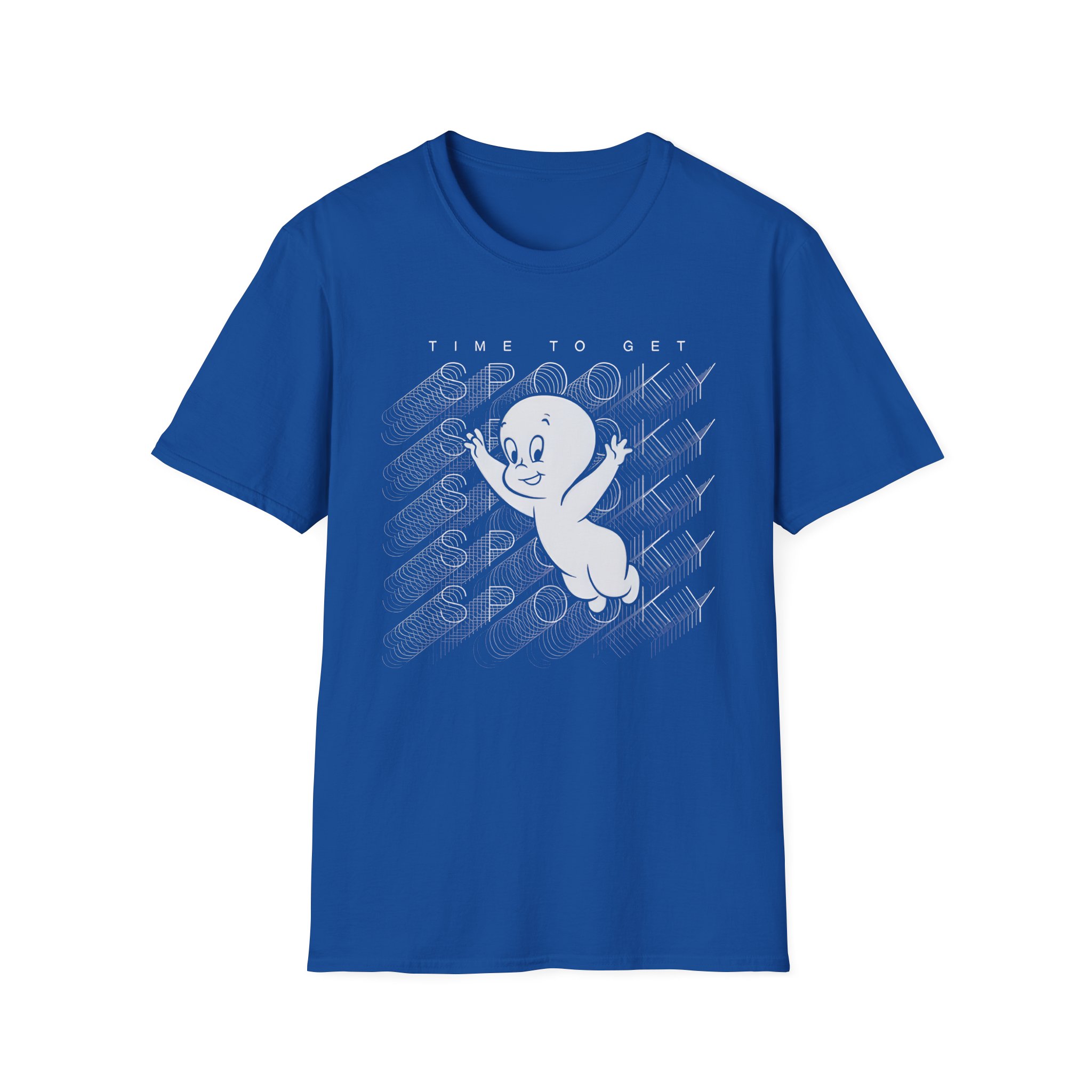 Casper the Friendly Ghost Virtual Raver Spooky Time Unisex Softstyle T-Shirt