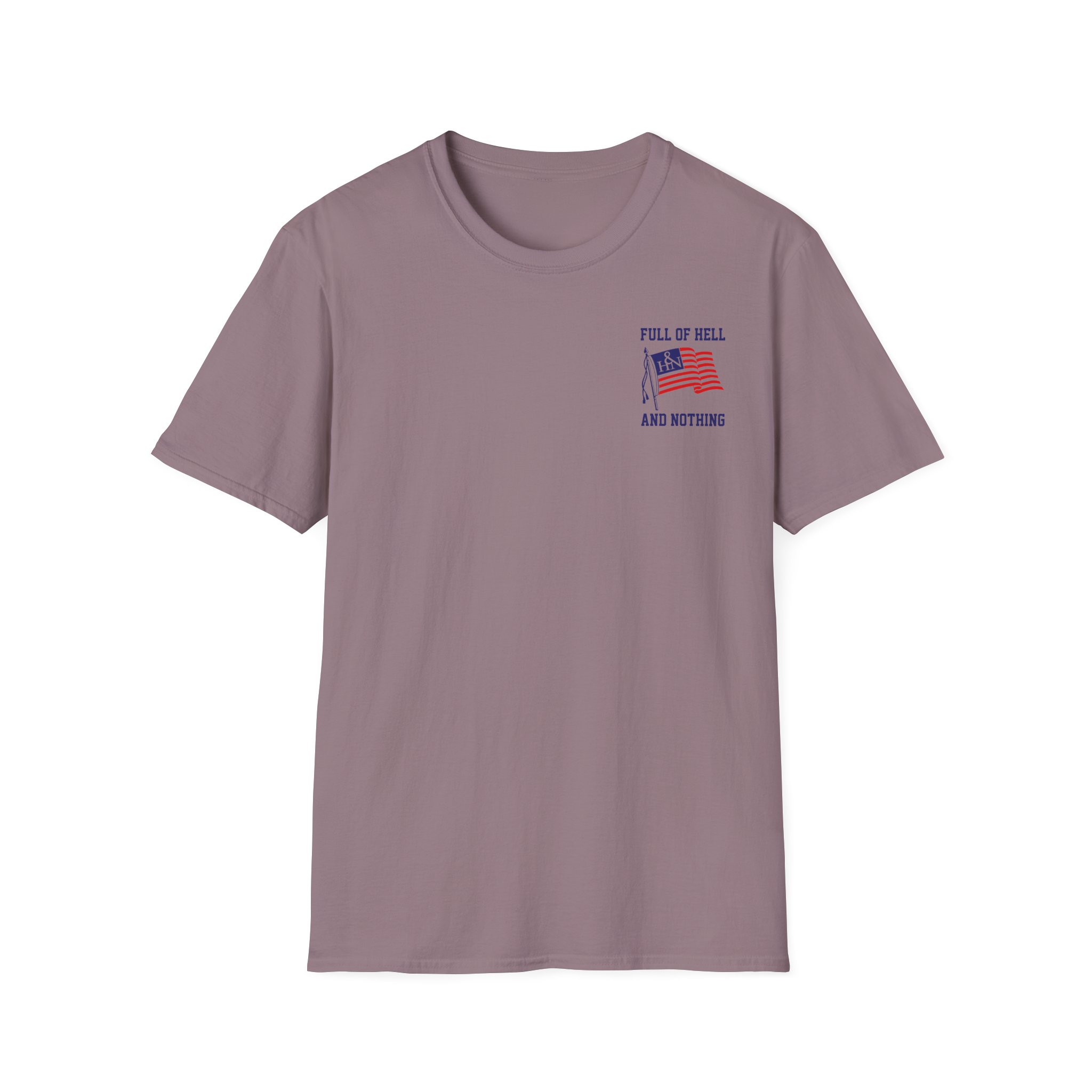 Full of Hell and Nothing Made In USA Unisex Softstyle T-Shirt