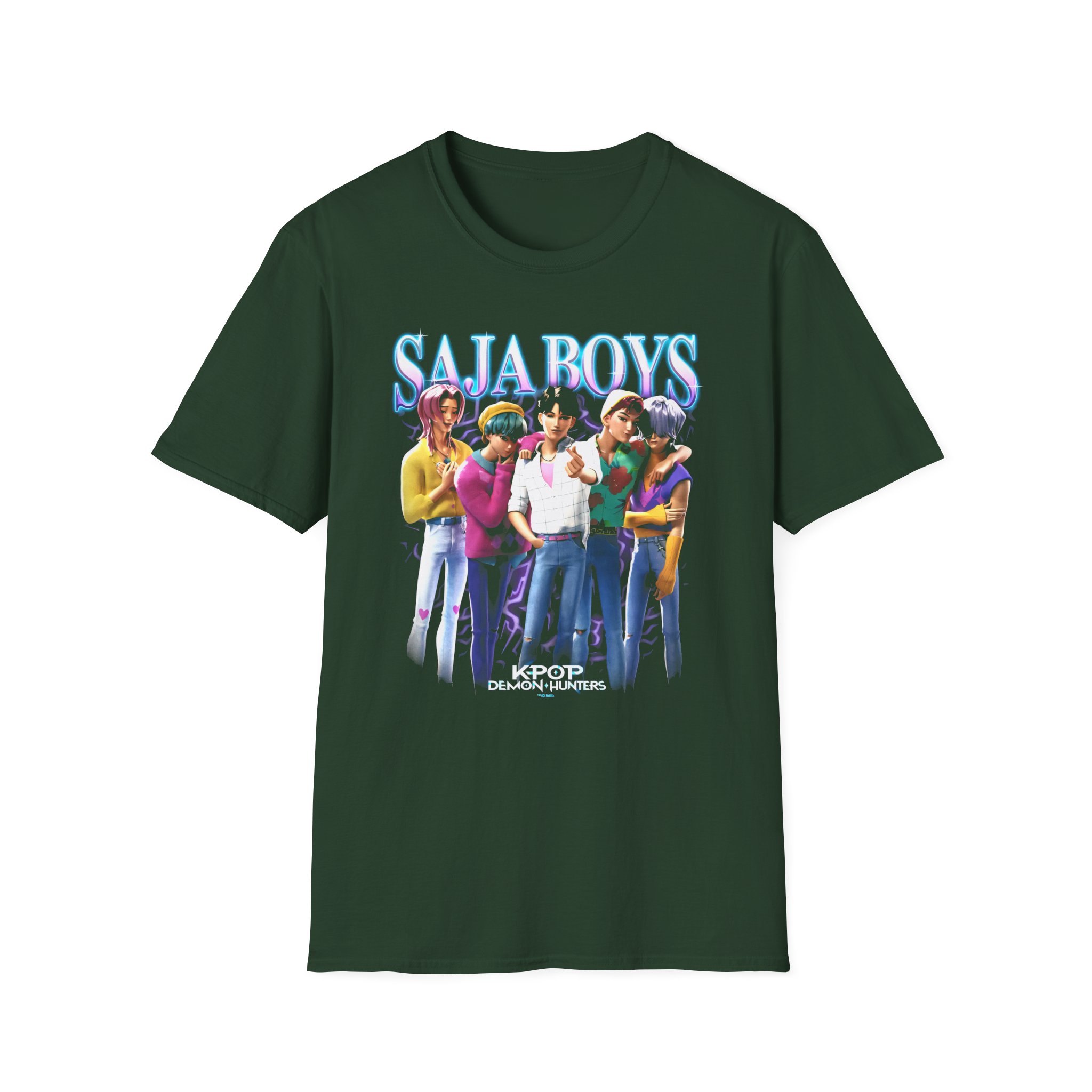 Kpop Demon Hunters Saja Boys Unisex Softstyle T-Shirt