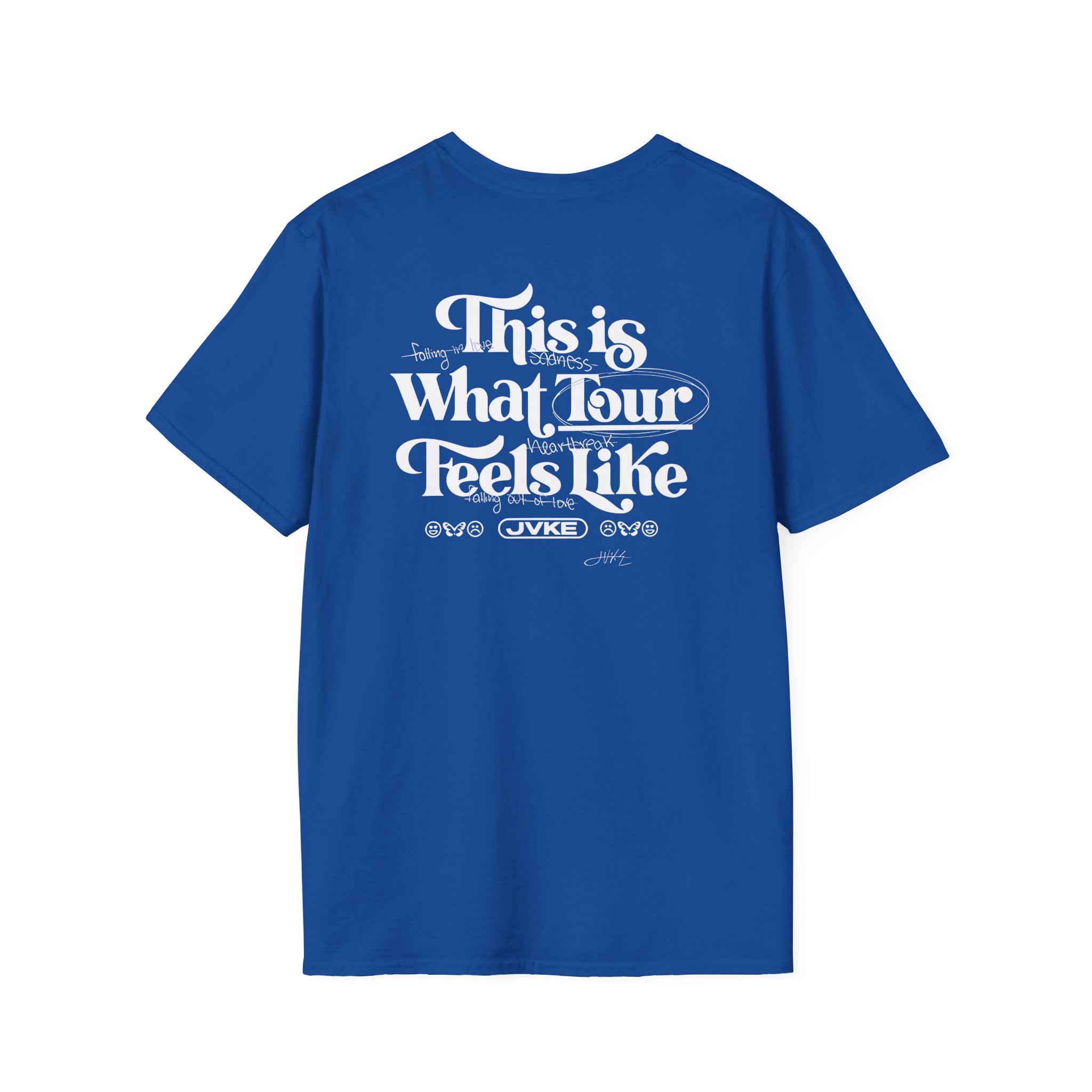 Jvke What Tour Feels Like Unisex Softstyle T-Shirt