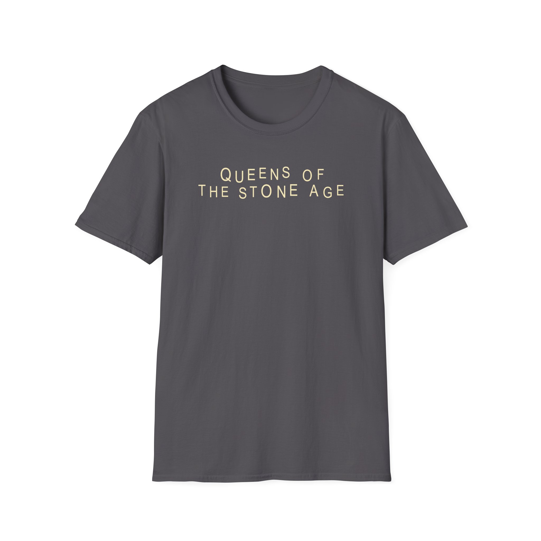 Queens of the Stone Age in Times New Roman Snake Unisex Softstyle T-Shirt