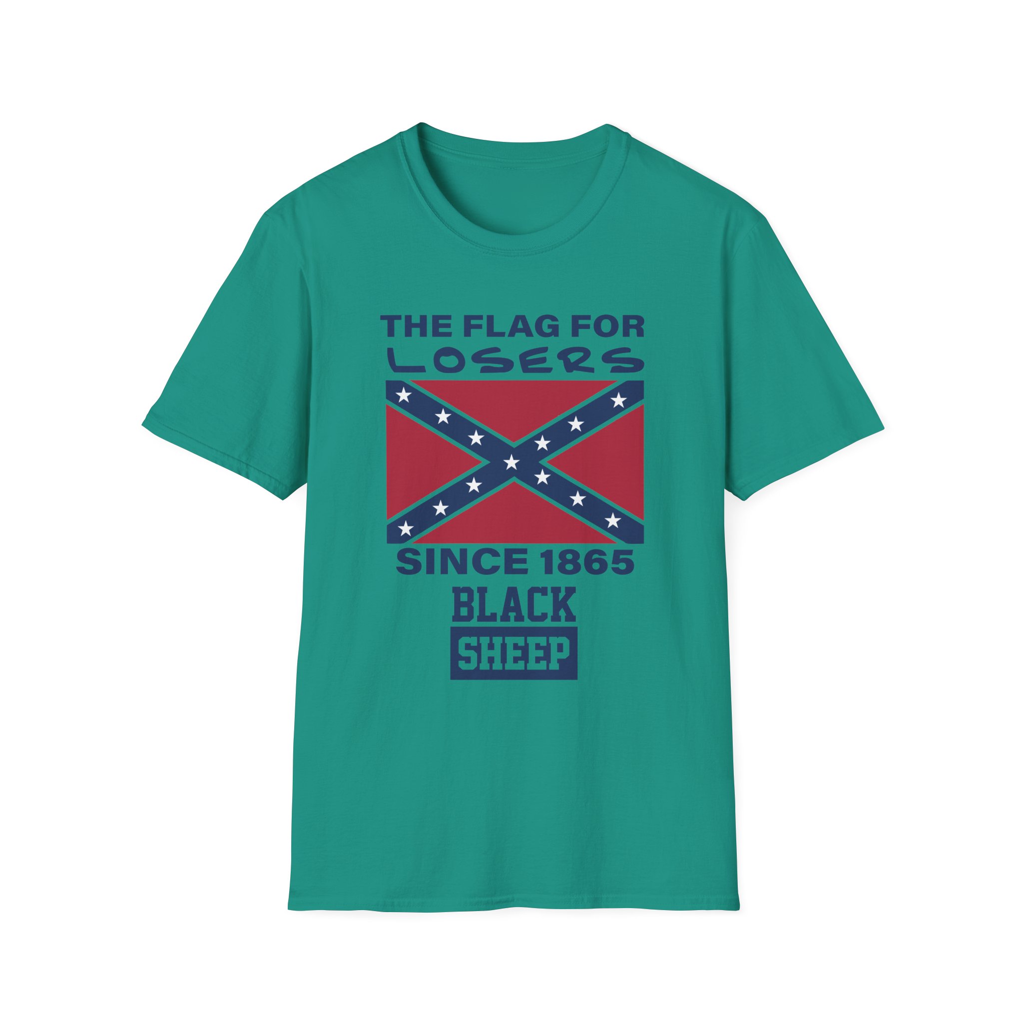 Black Sheep the Flag for Looser Unisex Softstyle T-Shirt