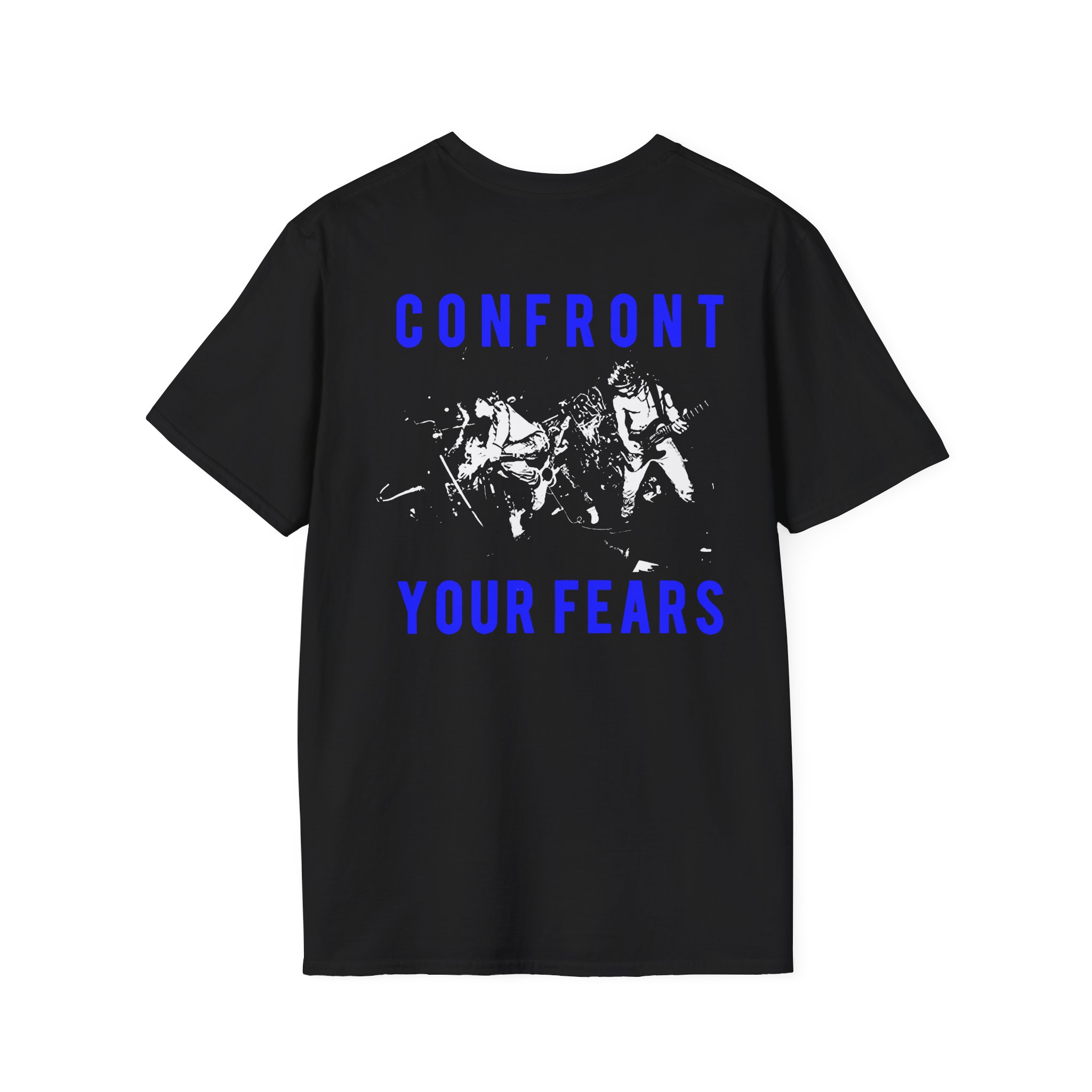 Broken Teeth Confront your Fears Unisex Softstyle T-Shirt