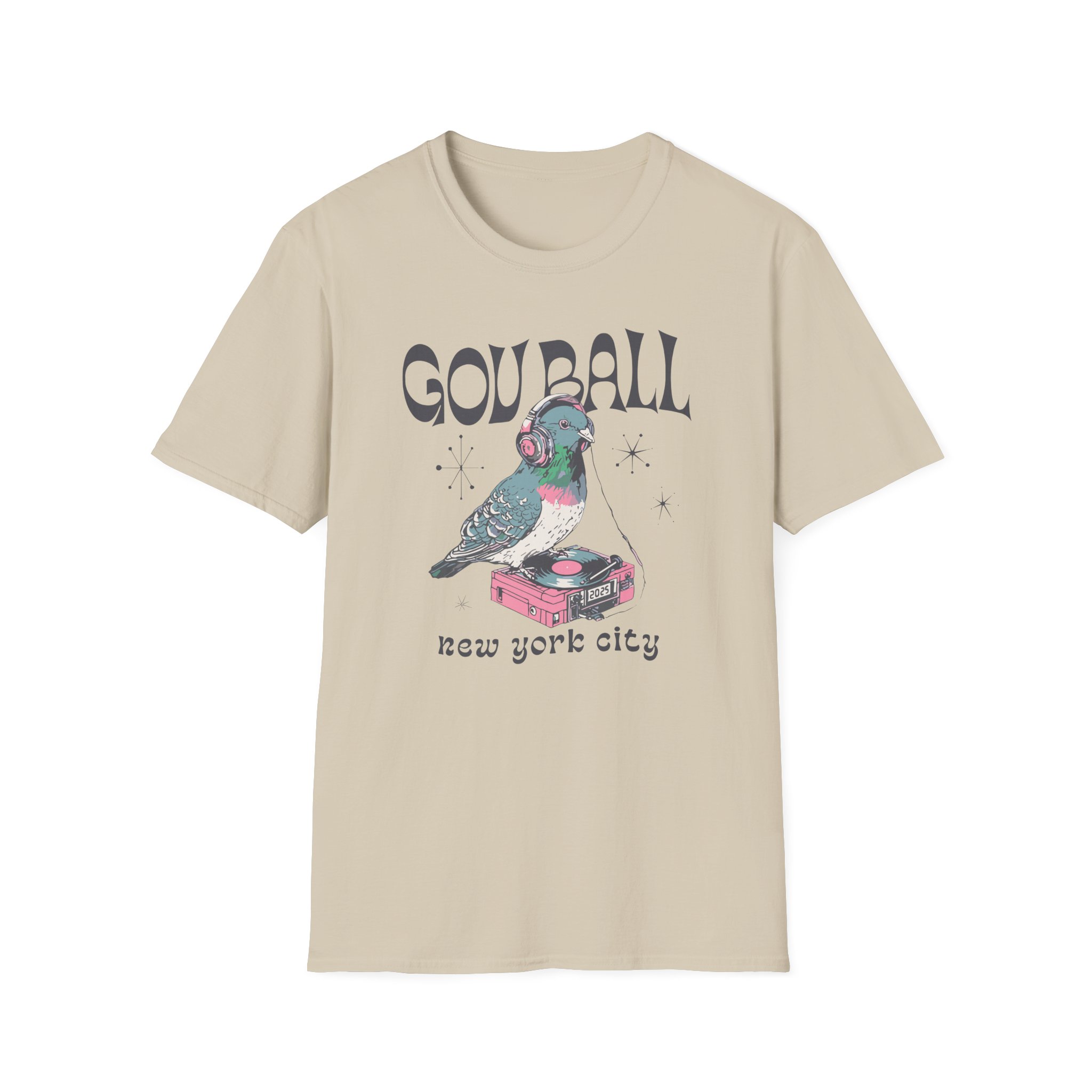 Gov Ball Pigeon Unisex Softstyle T-Shirt