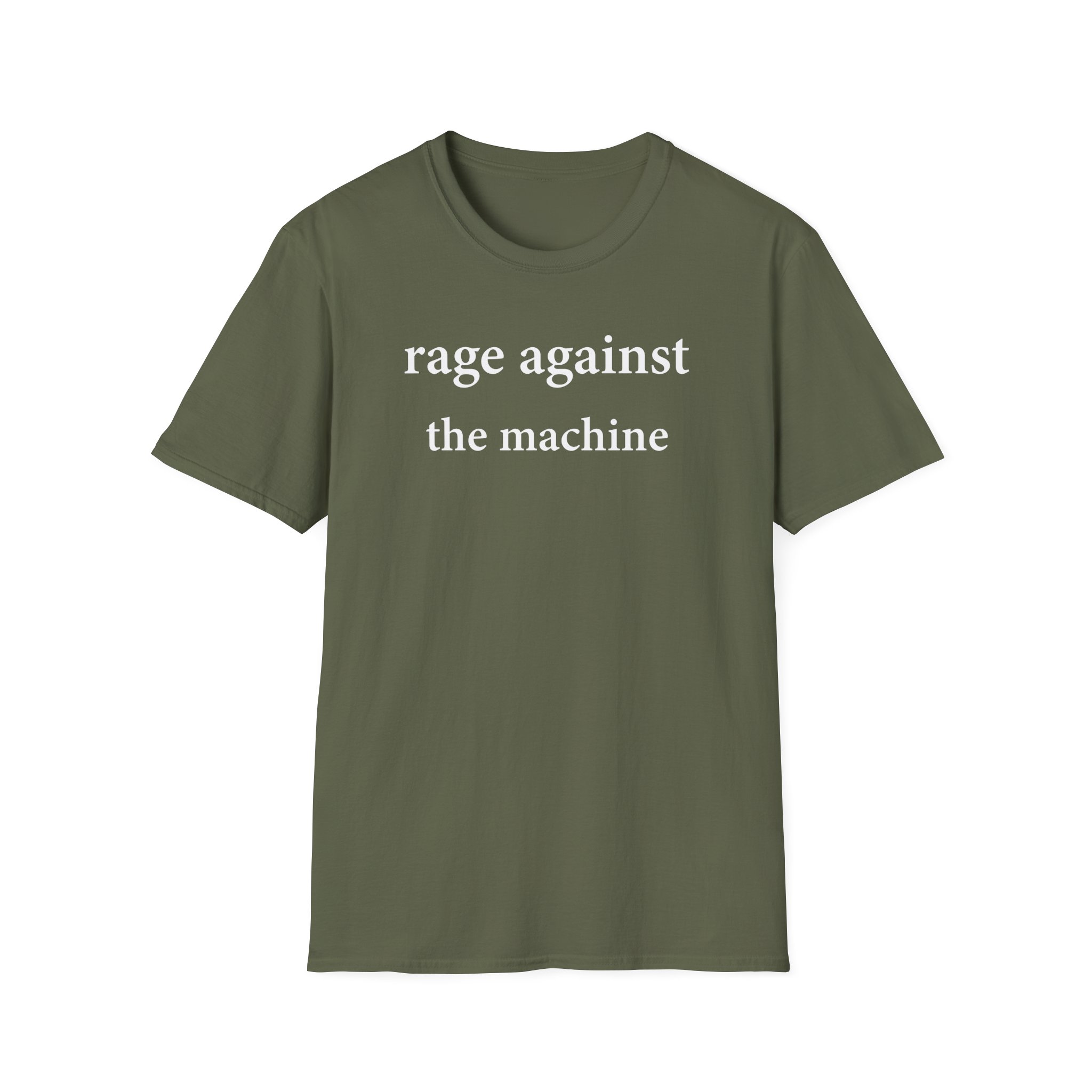 Rage Against the Machine Typewriter Molotov Unisex Softstyle T-Shirt