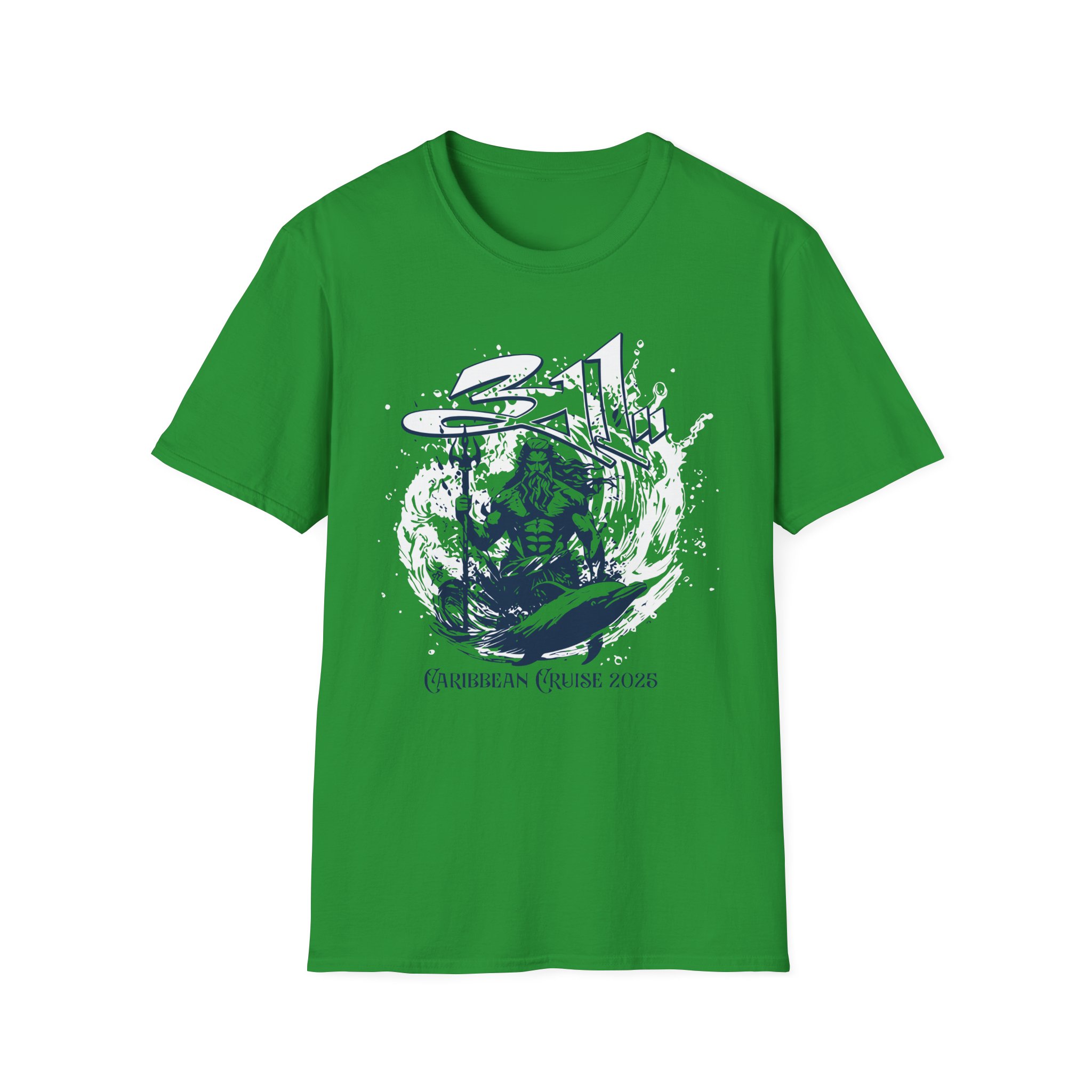 311 Caribbean Cruise 2025 Poseidon Unisex Softstyle T-Shirt