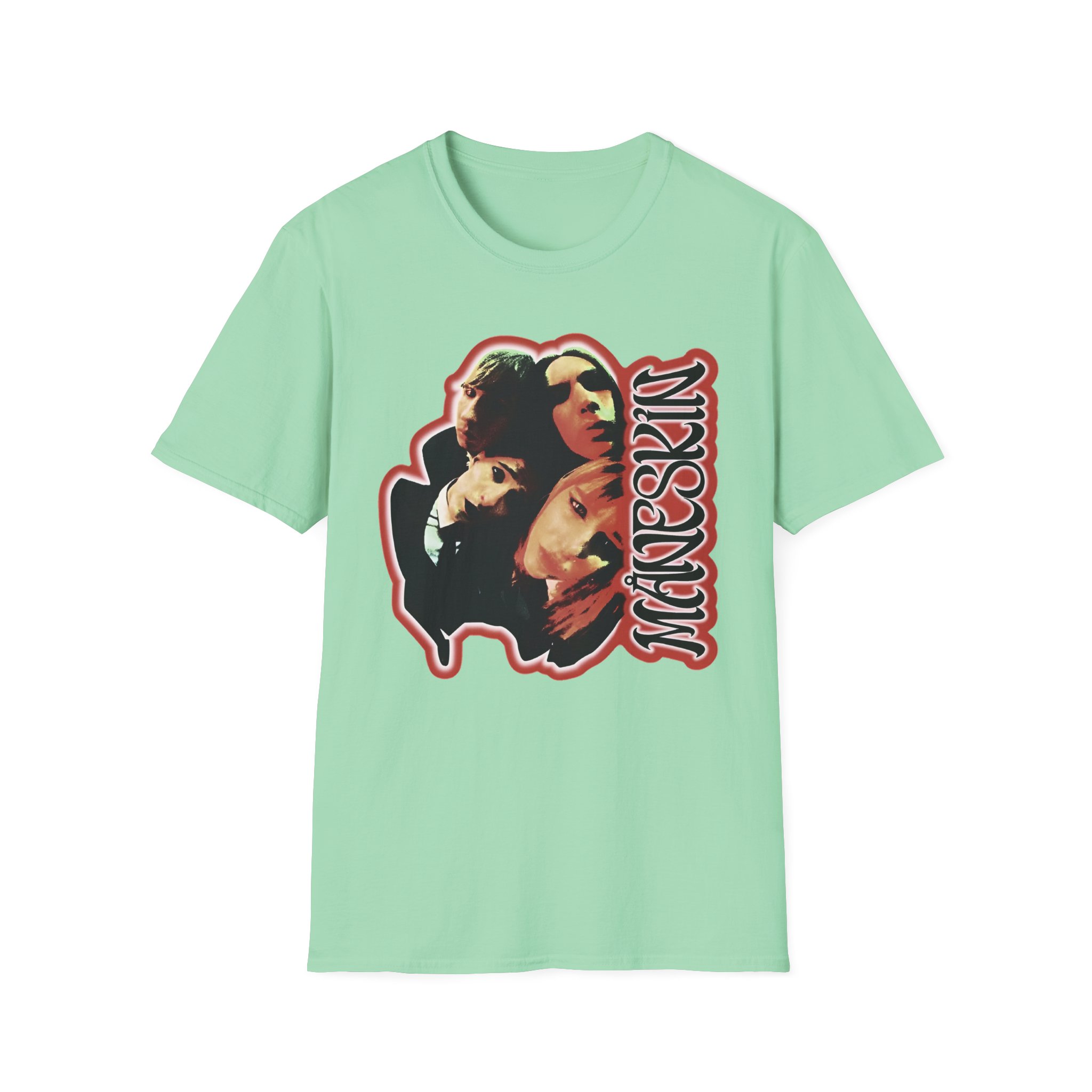 Maneskin Fisheye Unisex Softstyle T-Shirt