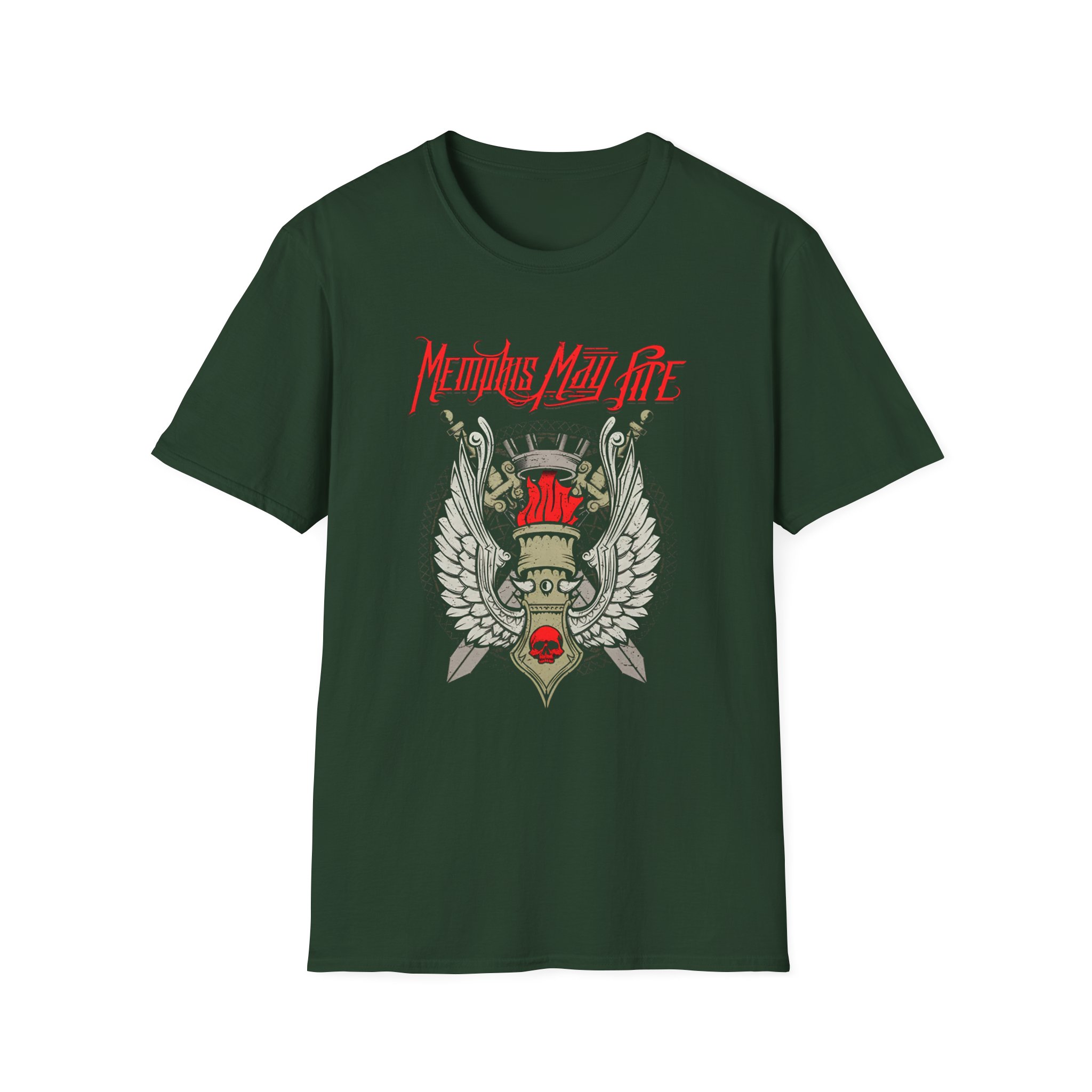 Memphis May Fire Roman Crest Unisex Softstyle T-Shirt