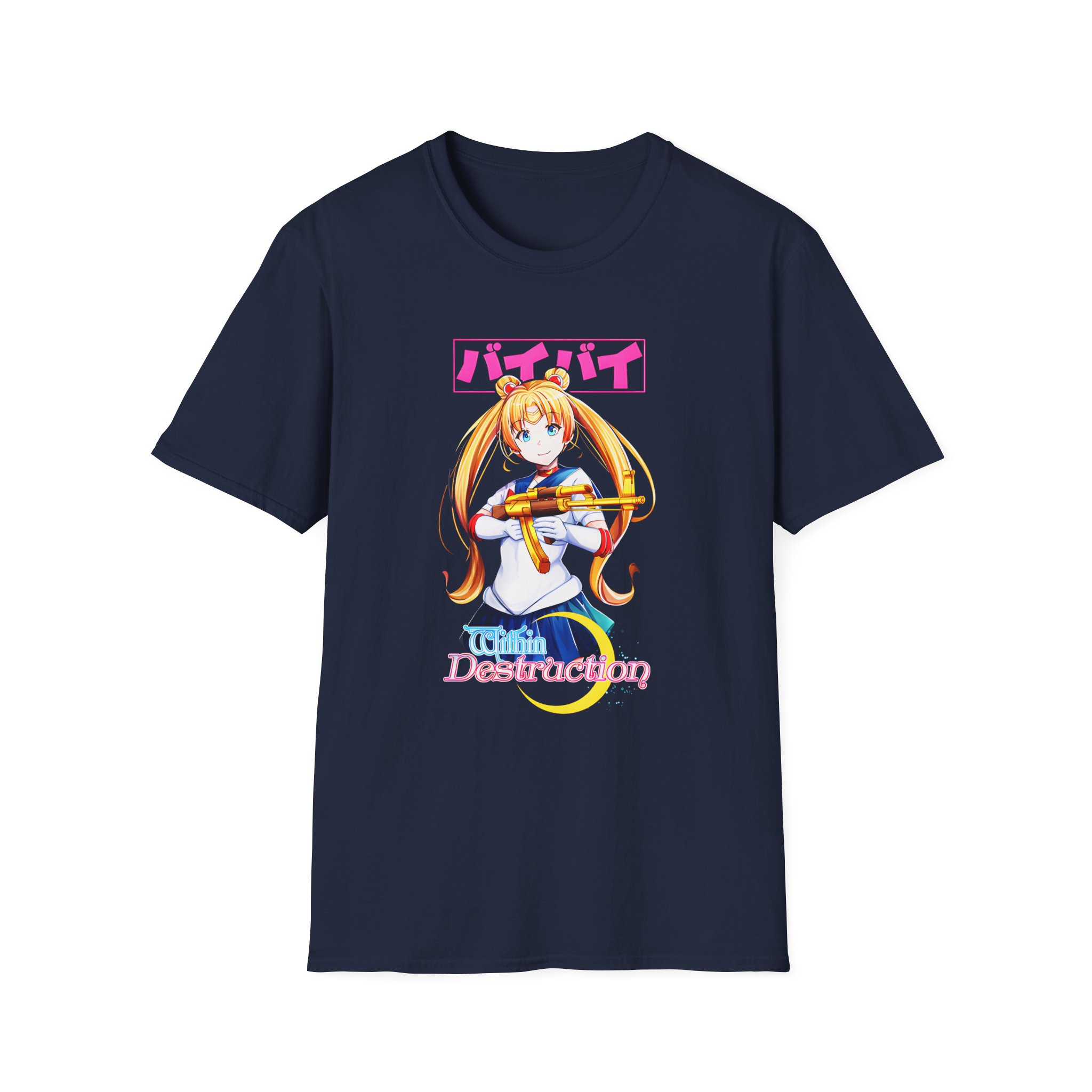 Within Destruction Sailor Moon unisex softstyle t-shirt