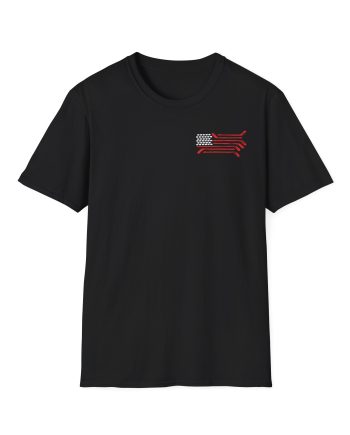 Spittin Chiclets Us Hockey Unisex Softstyle T-Shirt