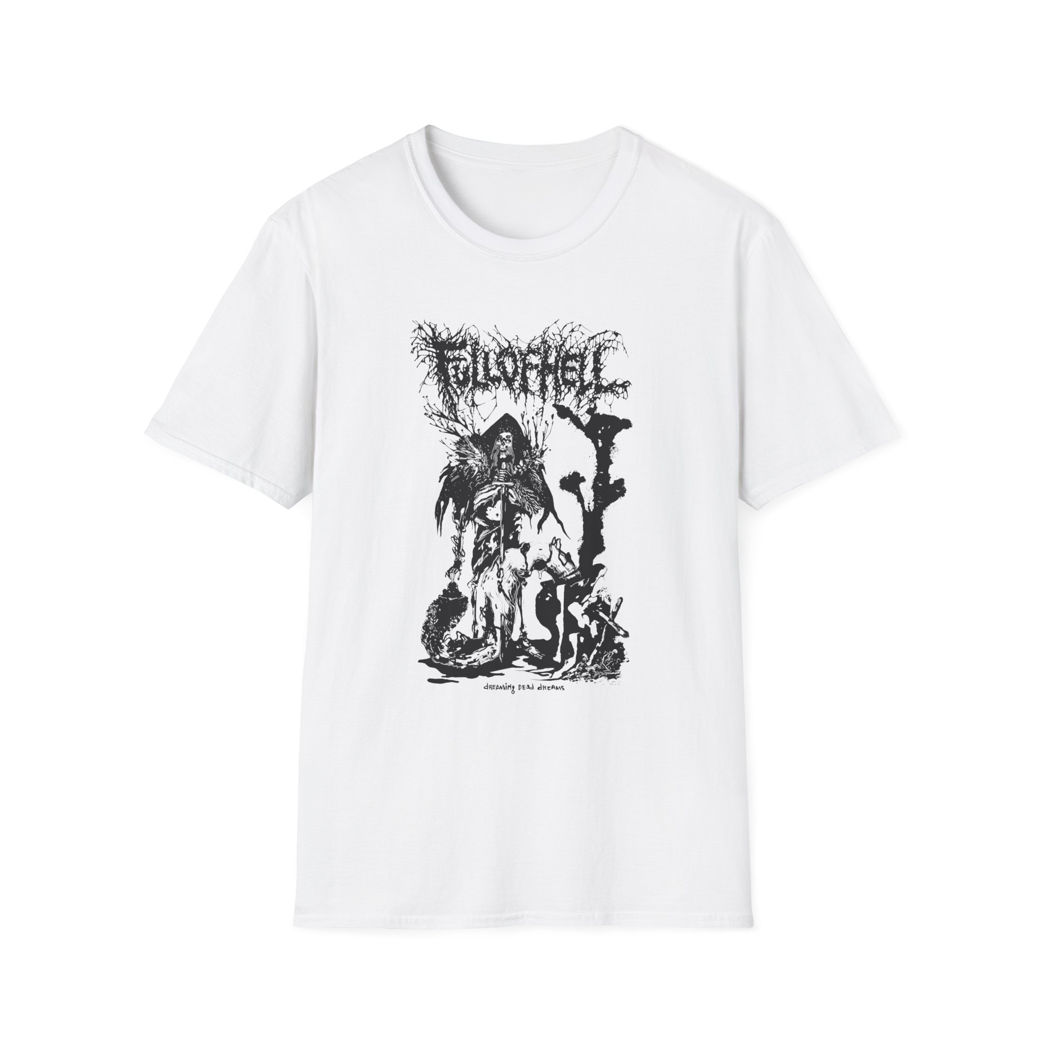 Full of Hell Dreaming Dead Dreams Unisex Softstyle T-Shirt