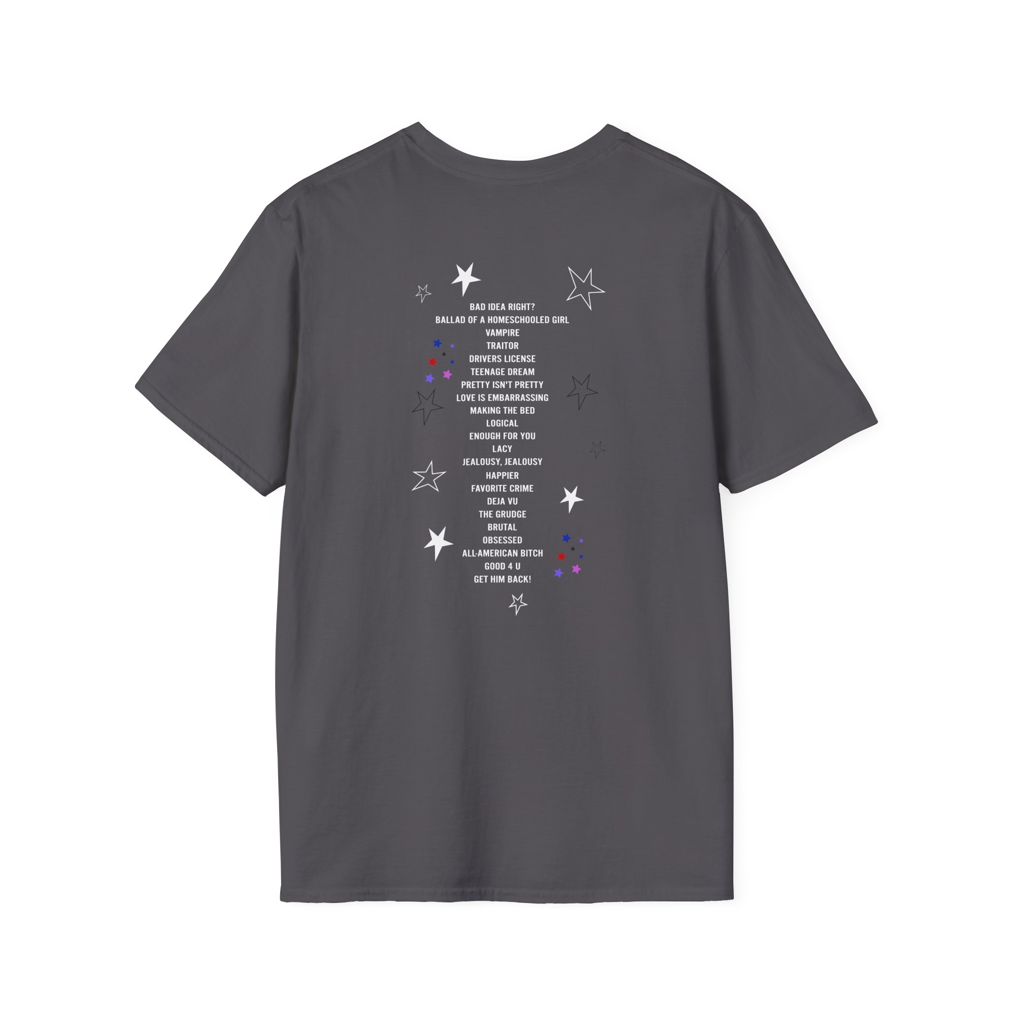 Olivia Rodrigo GUTS world tour unisex softstyle t-shirt