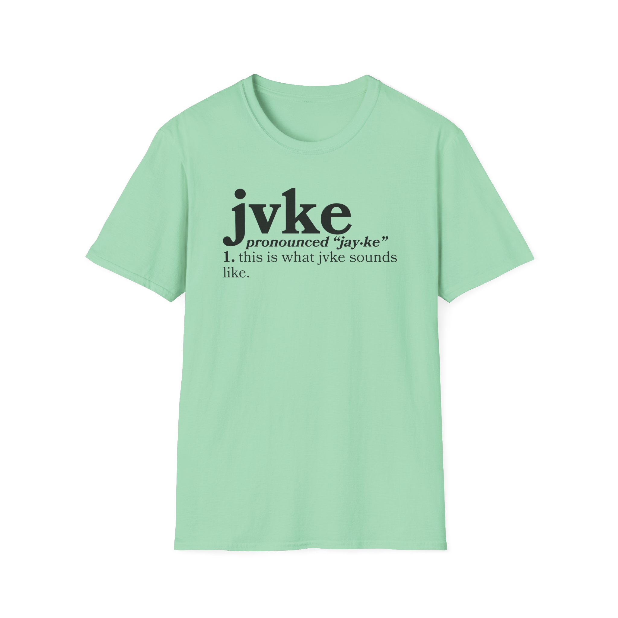 Jvke Pronunciation Unisex Softstyle T-Shirt