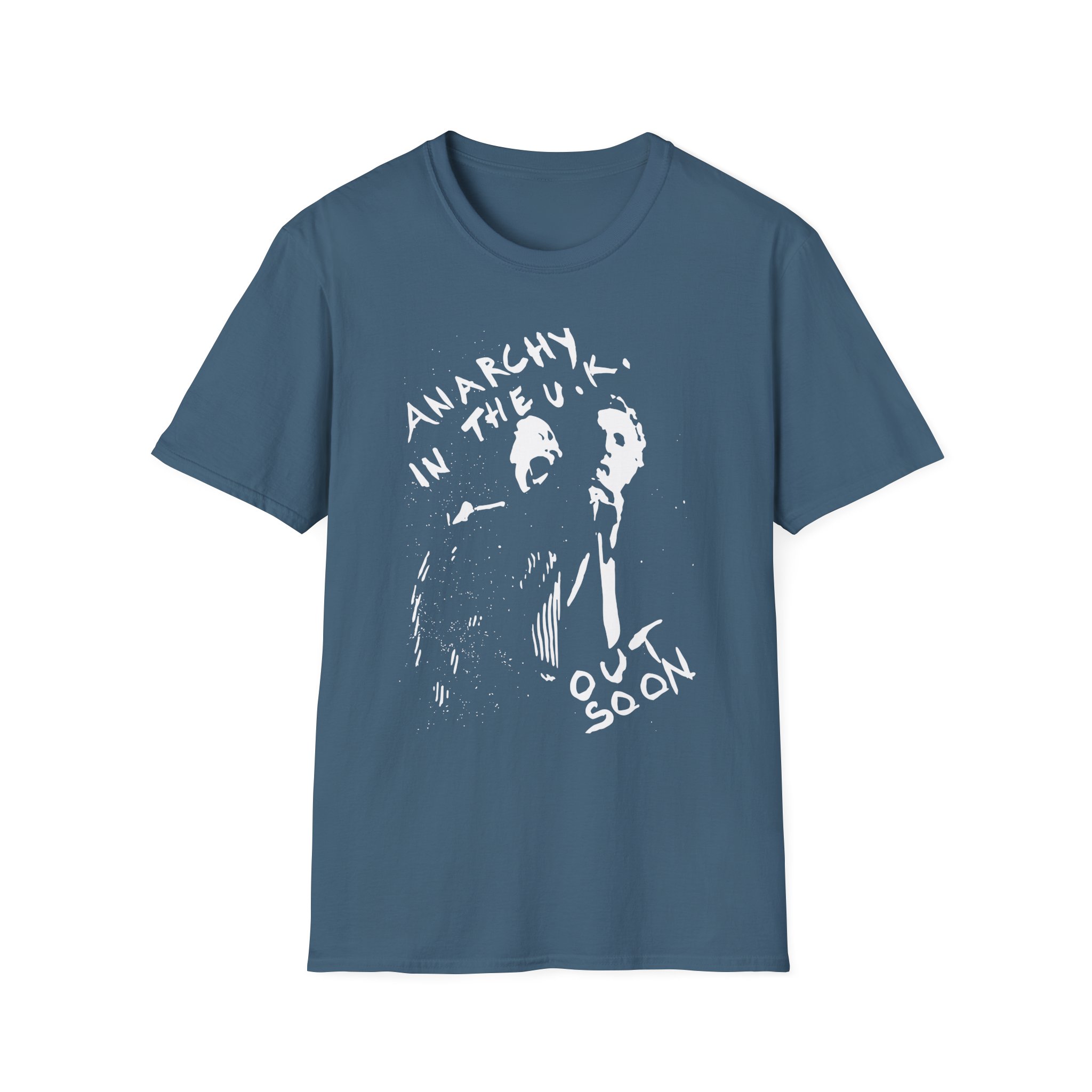 SP Anarchy in the Uk Out Soon Unisex Softstyle T-Shirt