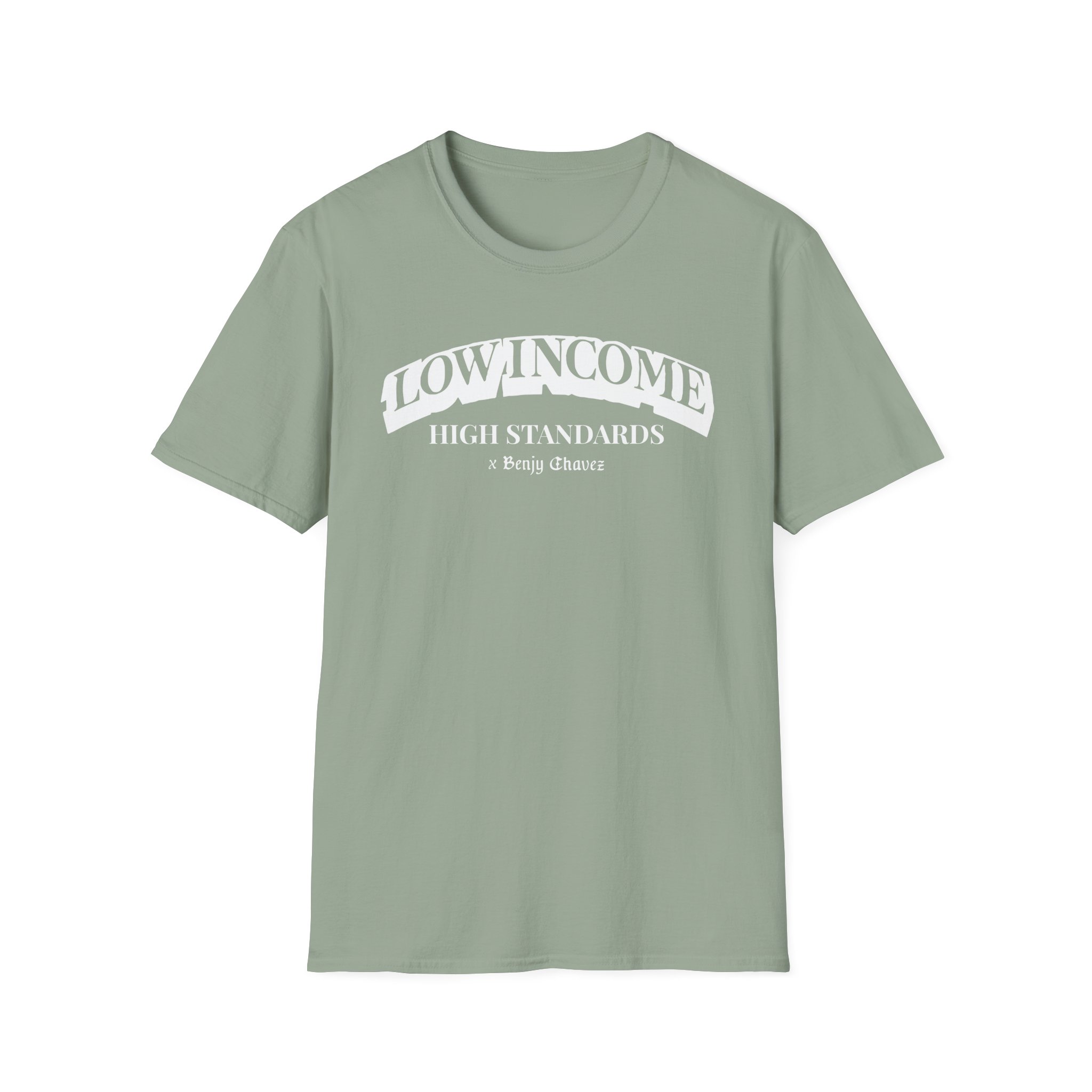 Benjy Chavez Low Income High Standards Unisex Softstyle T-Shirt