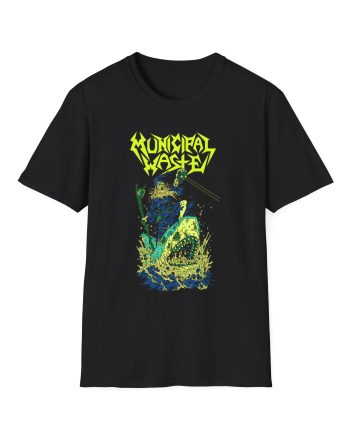 Municipal Waste Glow Shark Unisex Softstyle T-Shirt