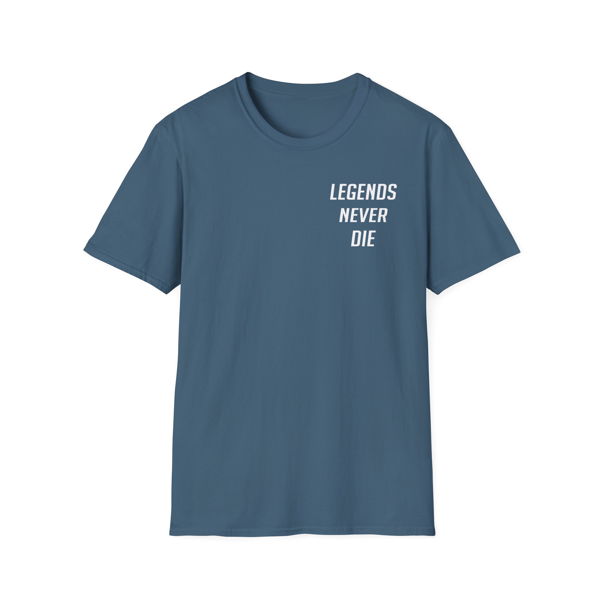 Teeqo Legends Never Die Unisex Softstyle T-Shirt