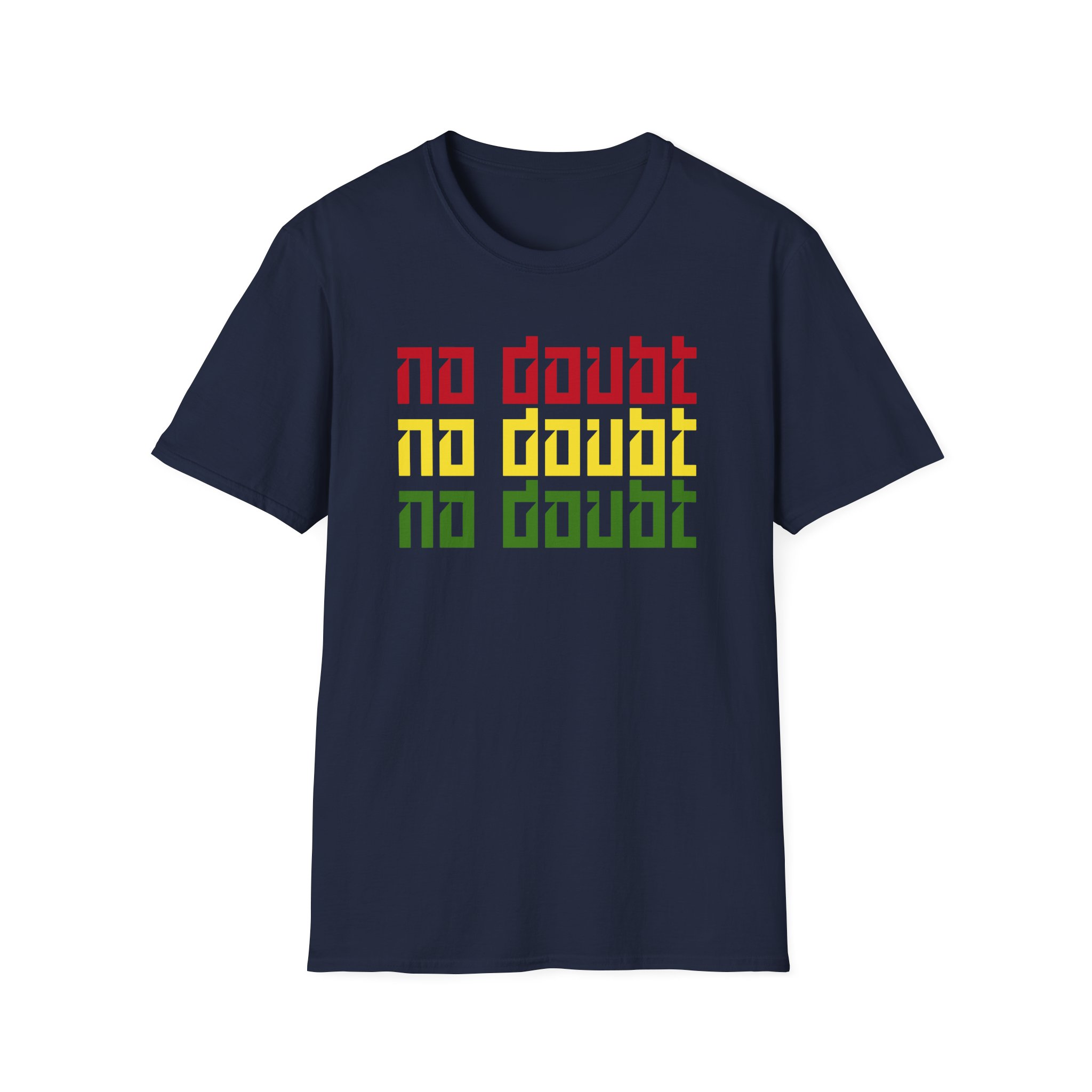 Rasta No Doubt Logo Unisex Softstyle T-Shirt