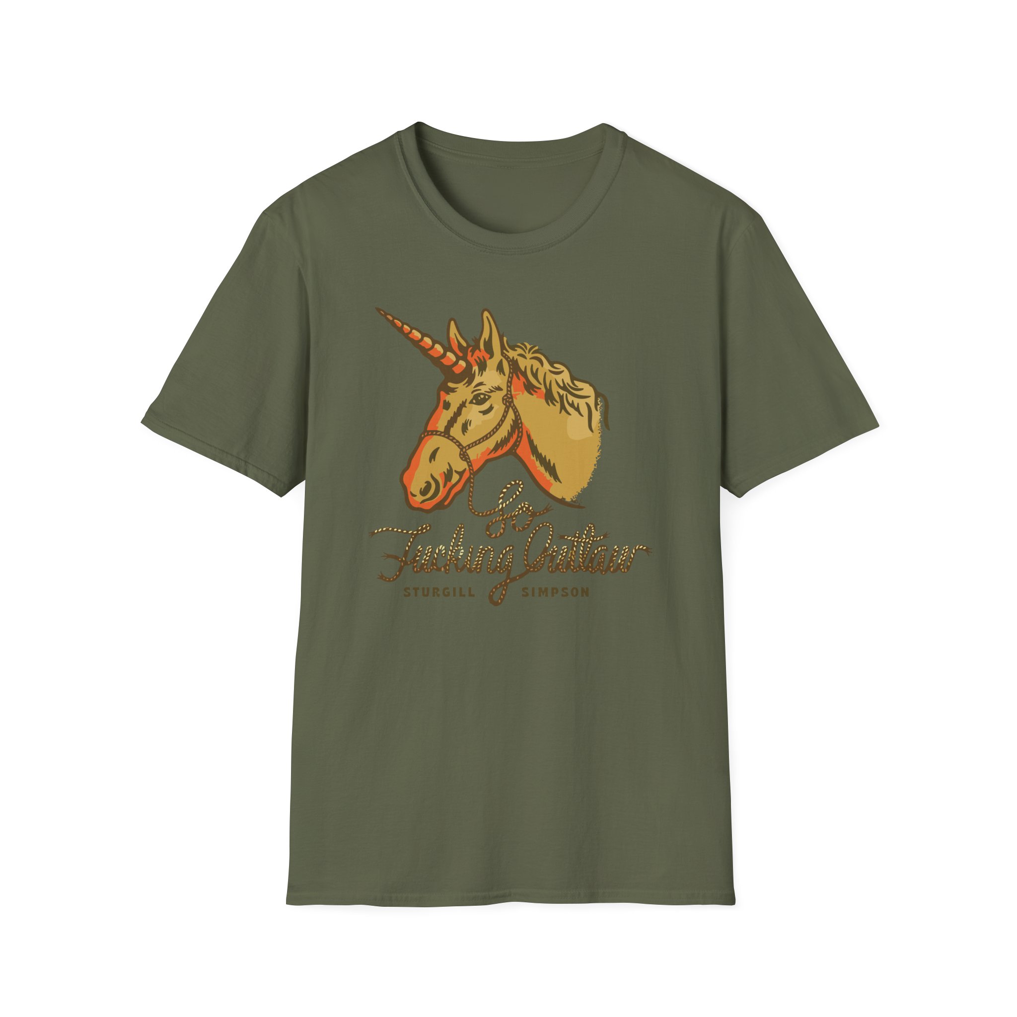 Sturgill Simpson Outlaw Unicorn Unisex Softstyle T-Shirt