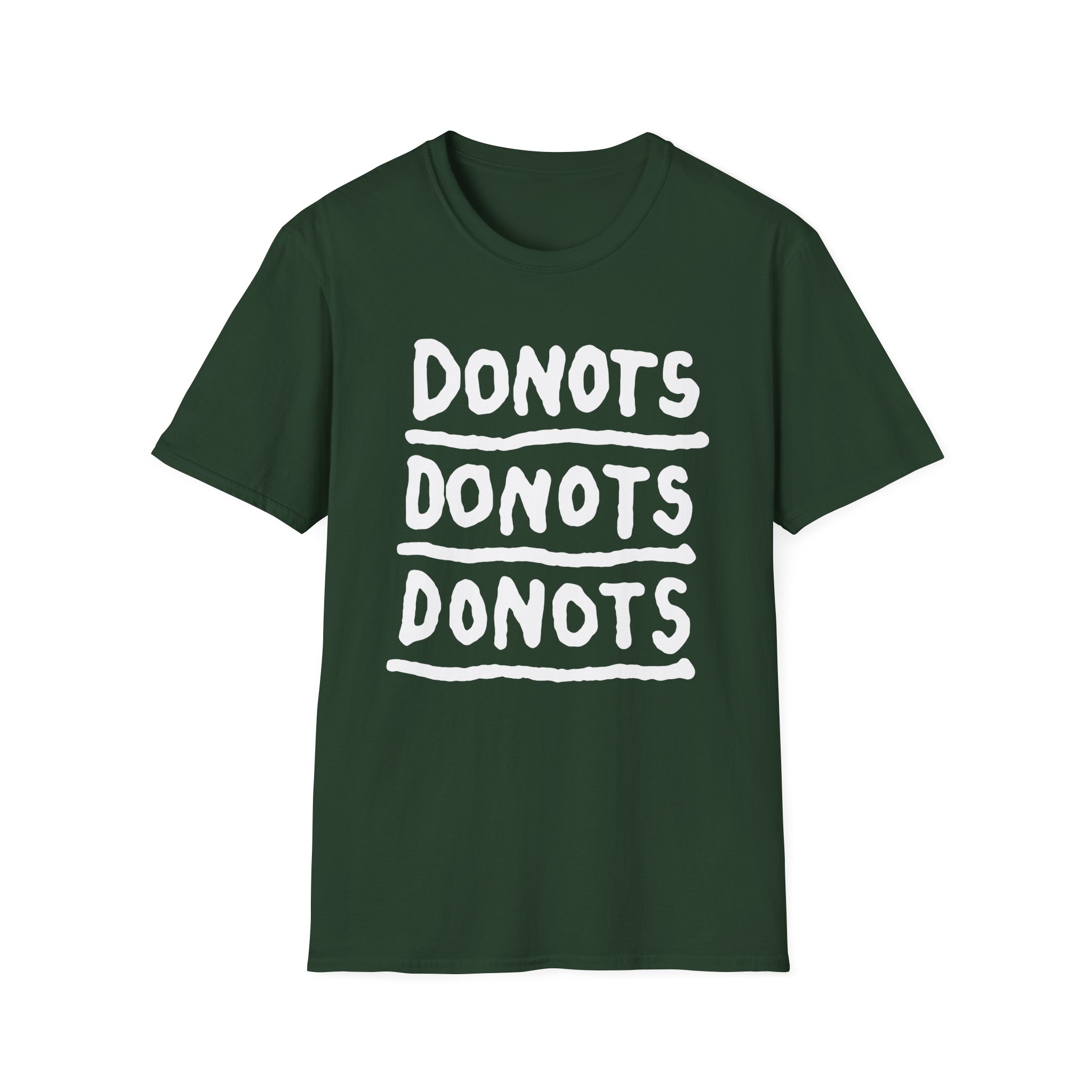 Donots Triple Logo Unisex Softstyle T-Shirt